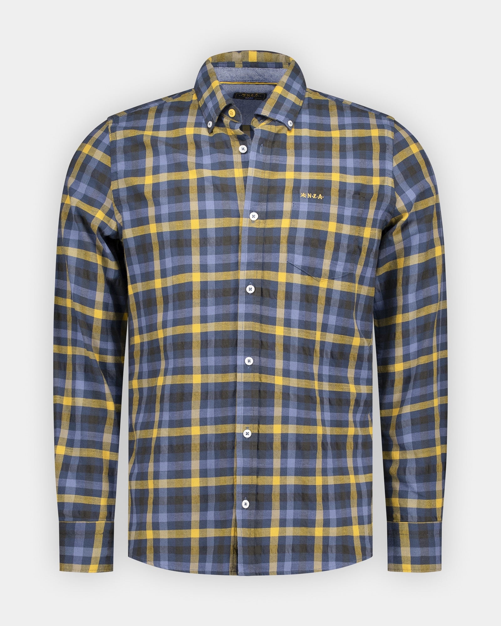 Blue cotton shirt Blue cotton shirt