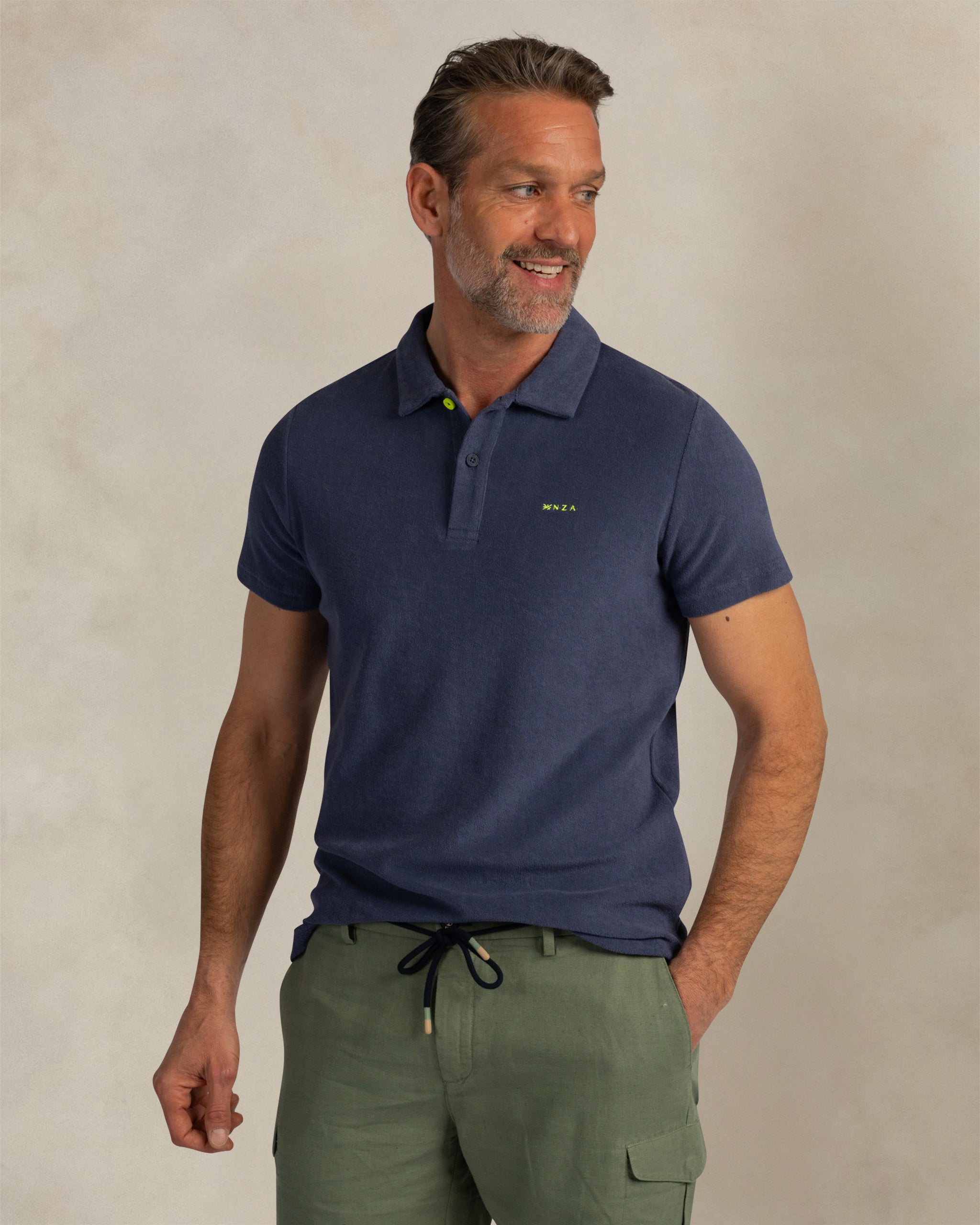 Polo 100% coton bleu foncé Polo 100% coton bleu foncé