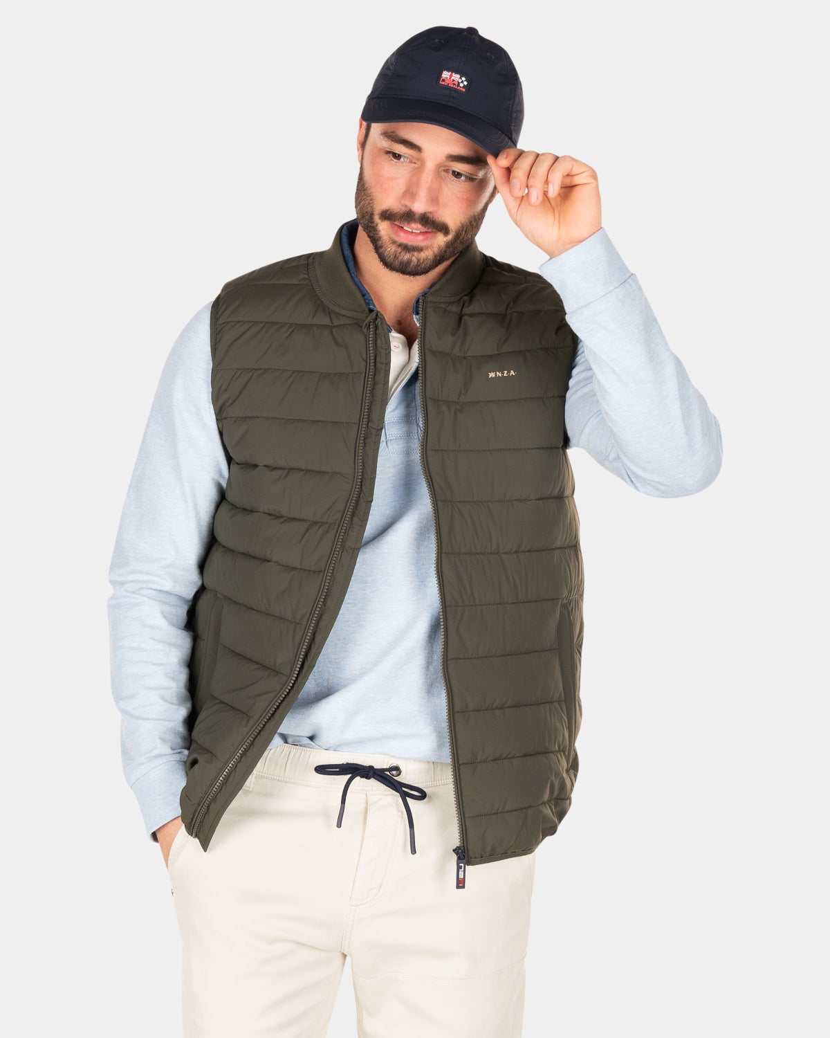 Solid coloured vest - Jacket Army