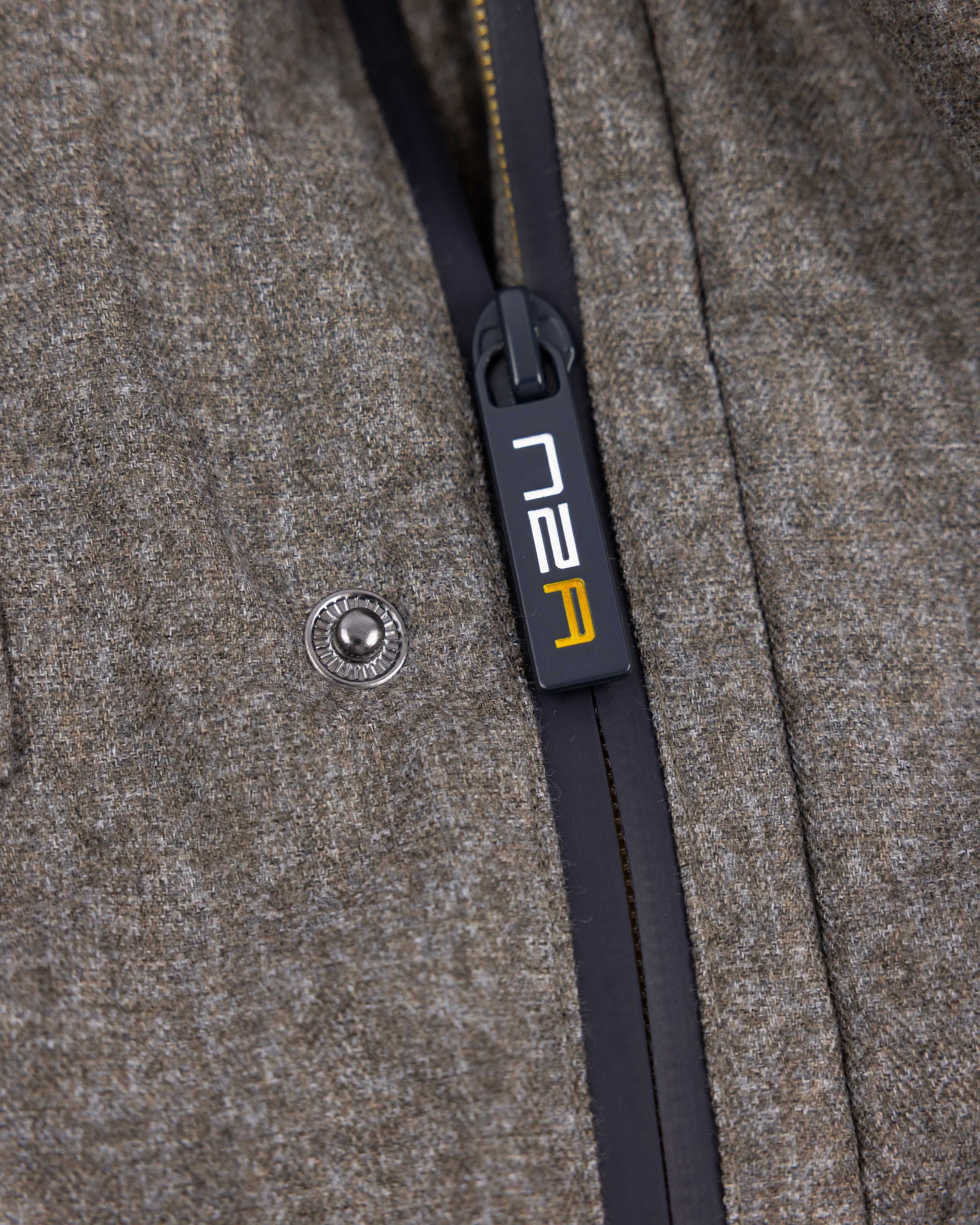 Grey jacket with hood Grey jacket with hood