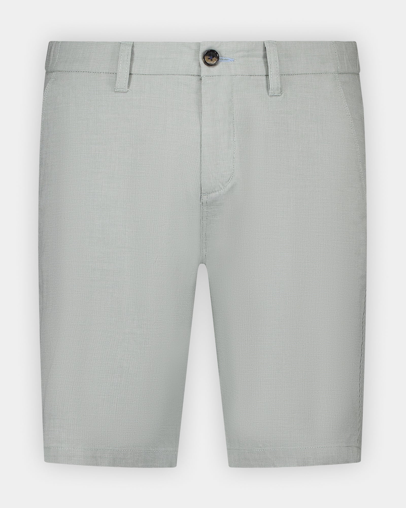Hellgrüne Chino-Shorts aus Baumwollstretch Hellgrüne Chino-Shorts aus Baumwollstretch