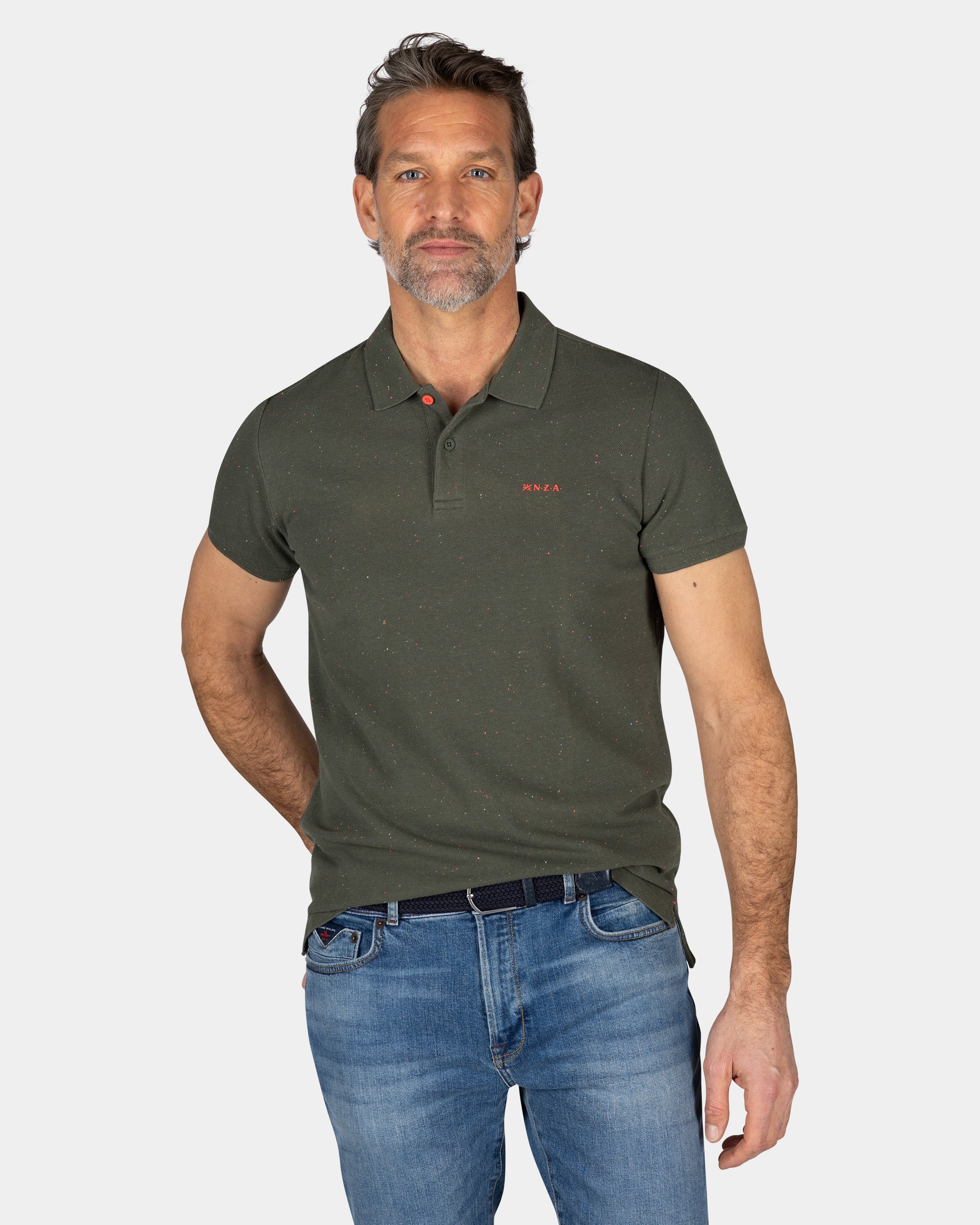 Groenen katoenen polo Groenen katoenen polo