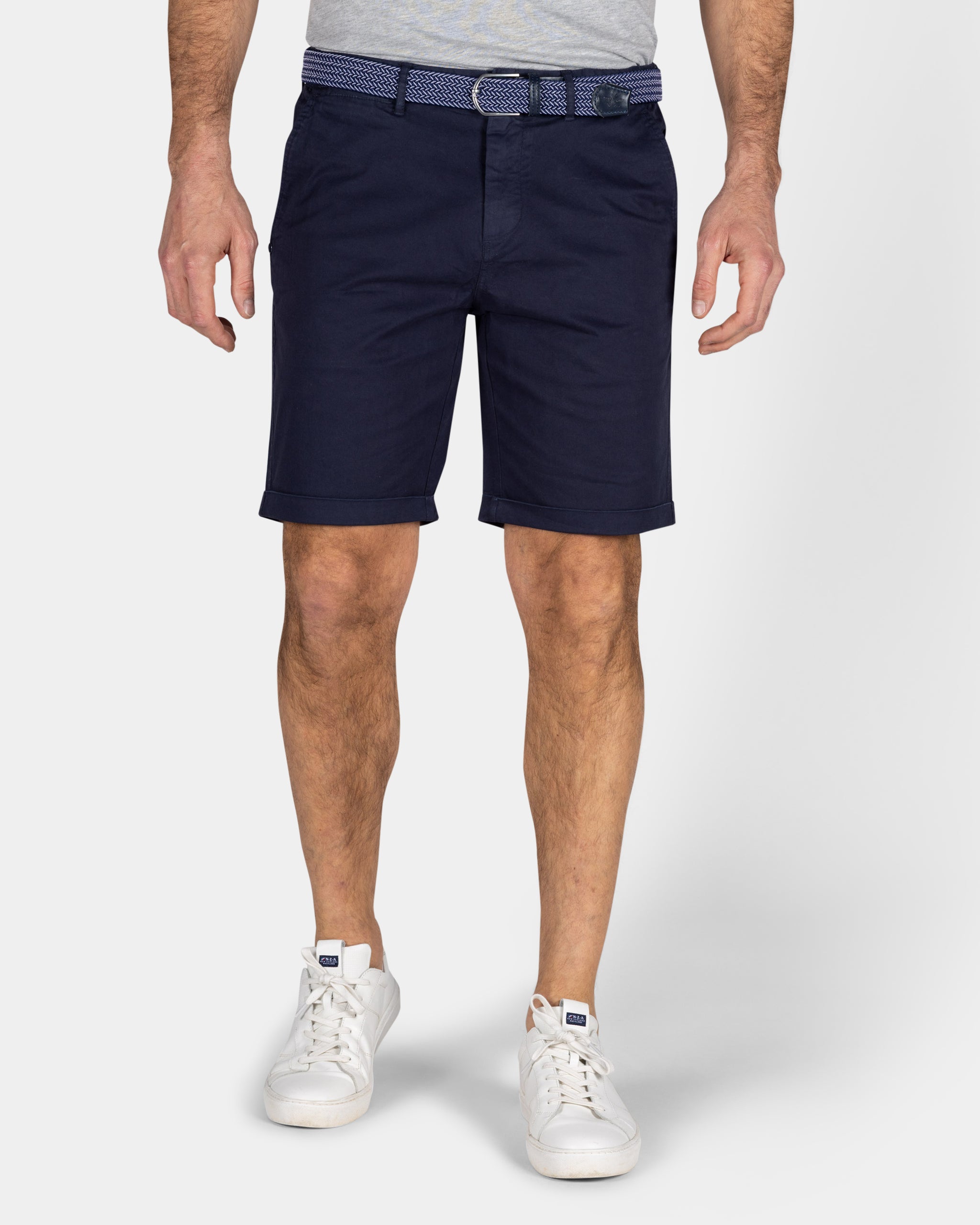 Chino short navy en coton Chino short navy en coton