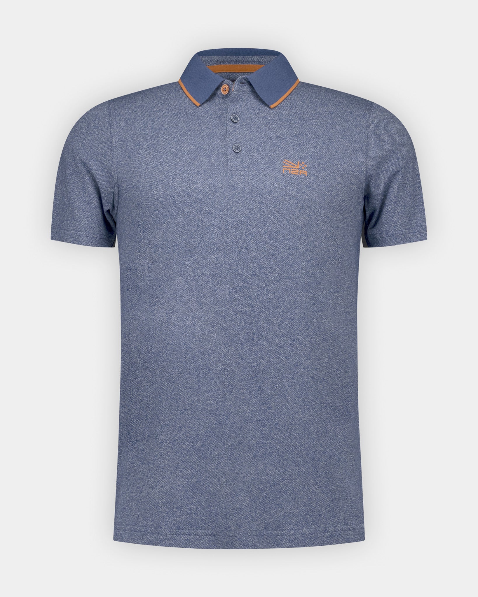 Blauwe katoenen polo Blauwe katoenen polo