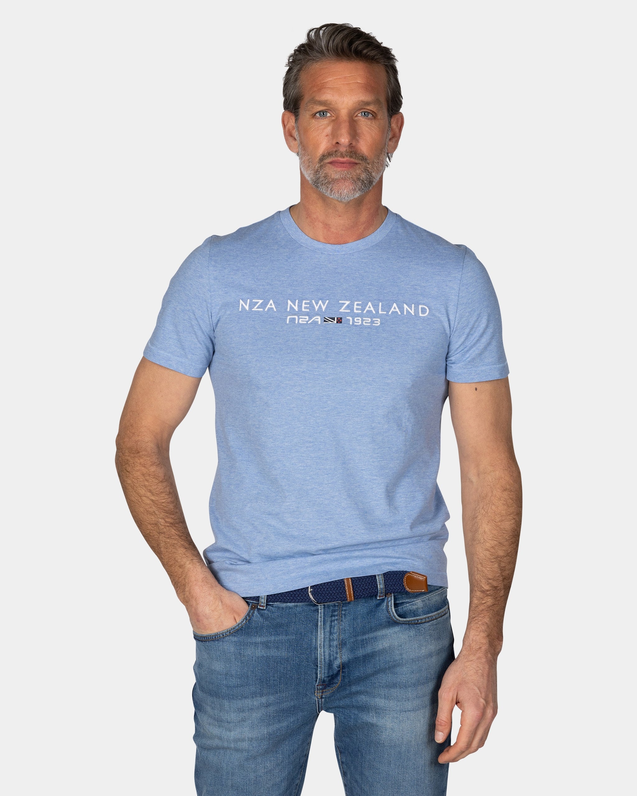 Basic blauw t-shirt Basic blauw t-shirt