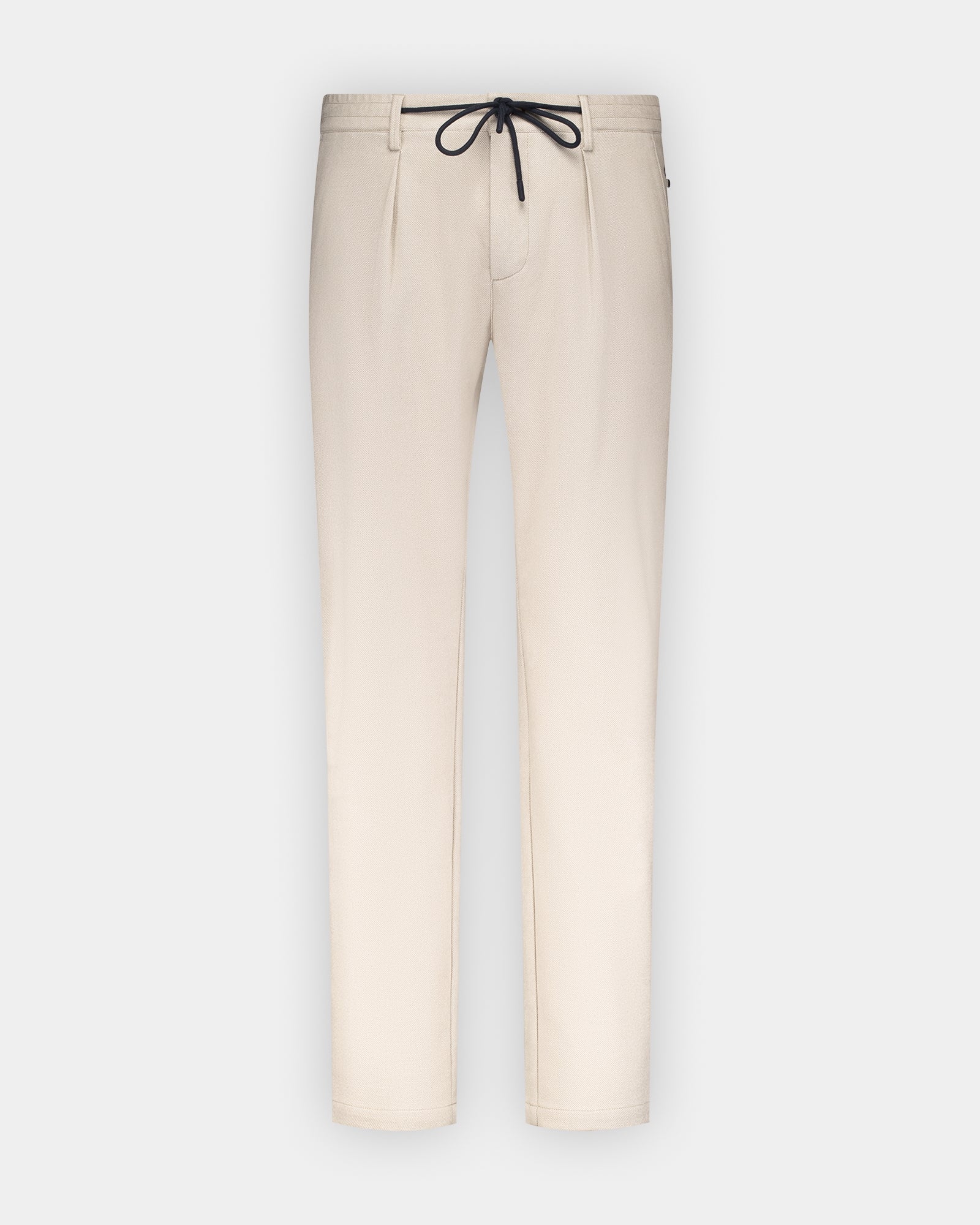 Pantalon en coton stretch écru Pantalon en coton stretch écru