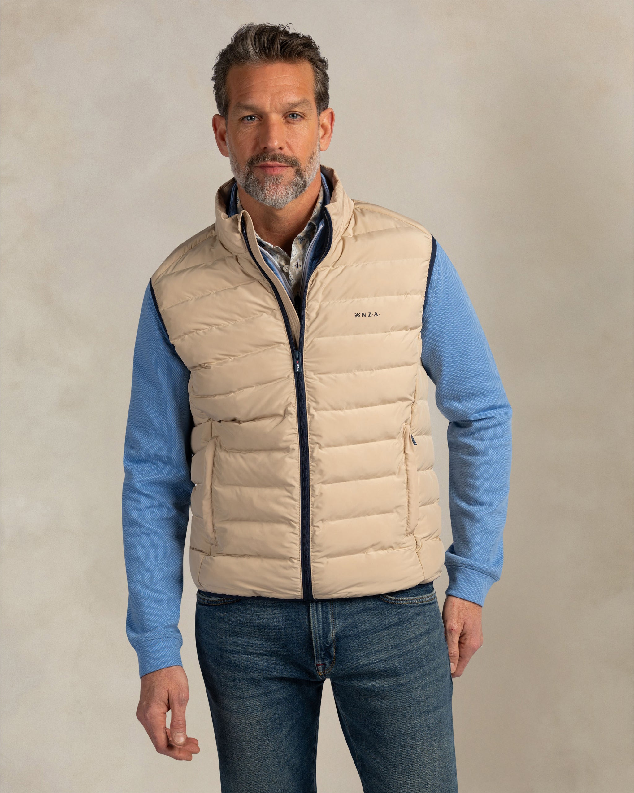 Ecru padded bodywarmer Ecru padded bodywarmer