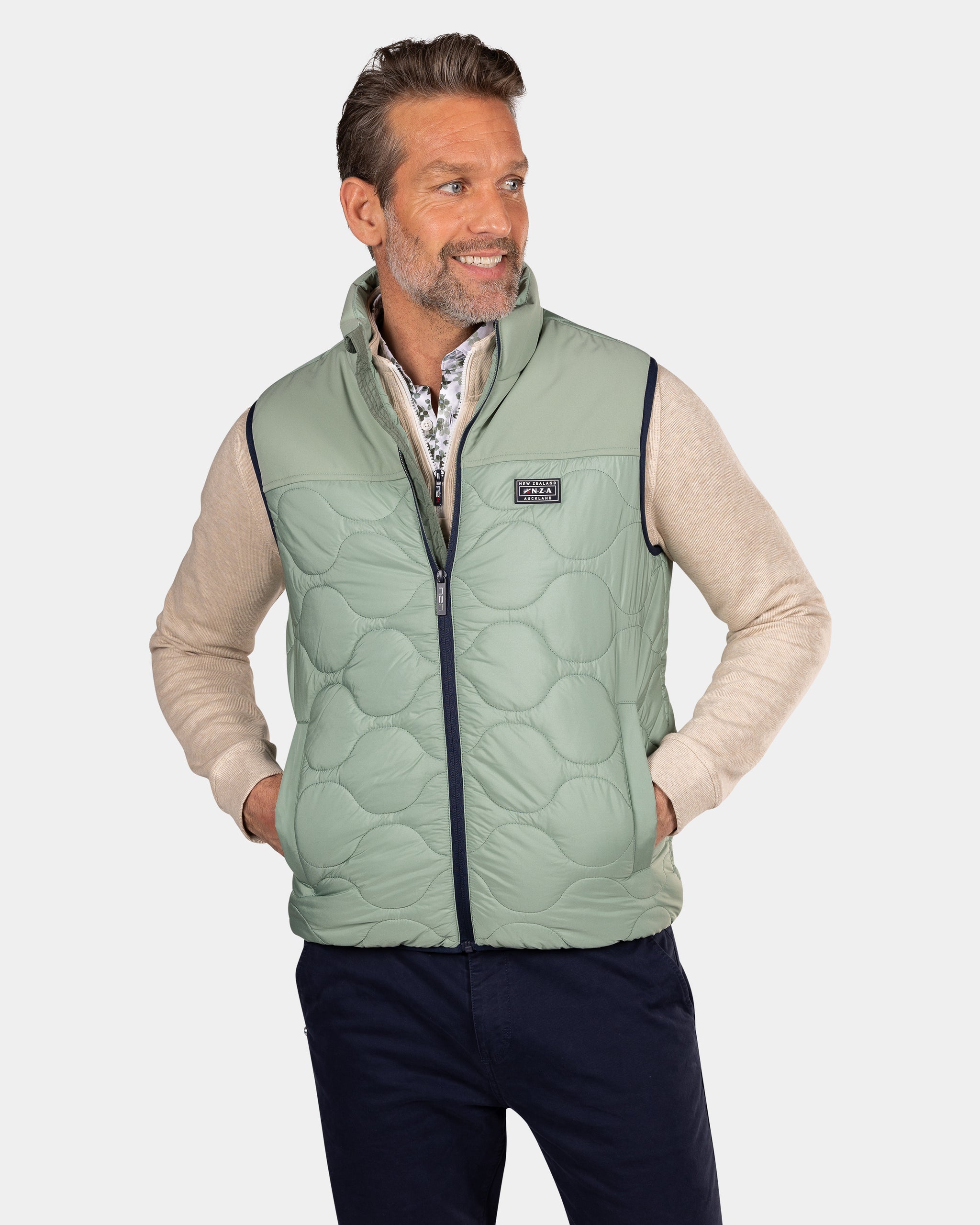 Green padded vest - Sage Green padded vest - Sage