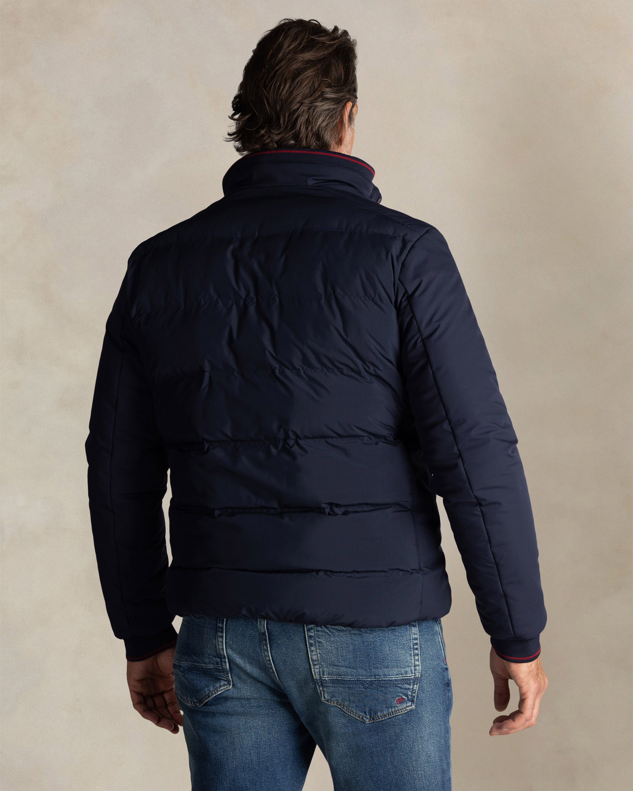 Veste matelassée bleue Veste matelassée bleue