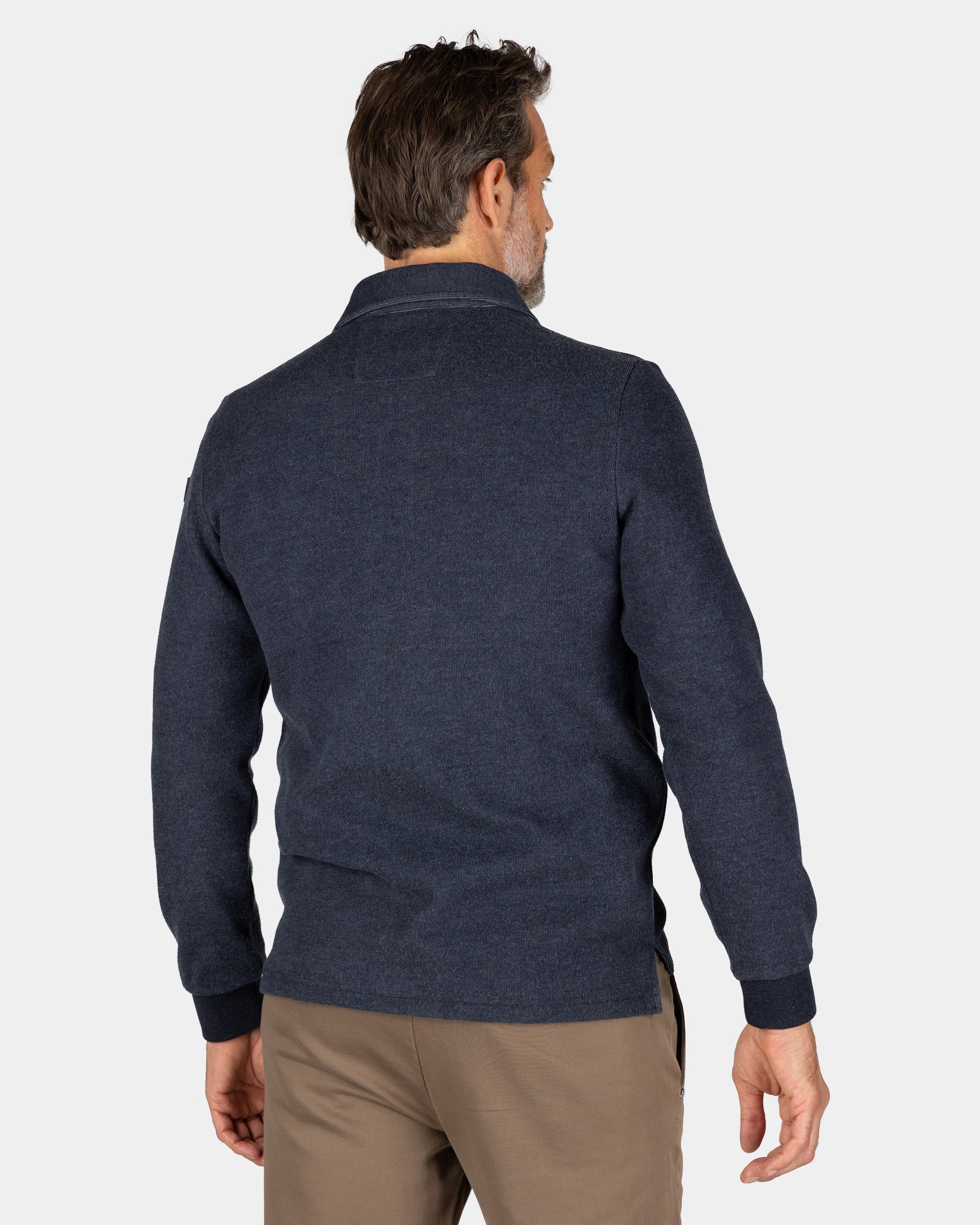 Donkerblauwe longsleeve rugby - Winter Navy Donkerblauwe longsleeve rugby - Winter Navy