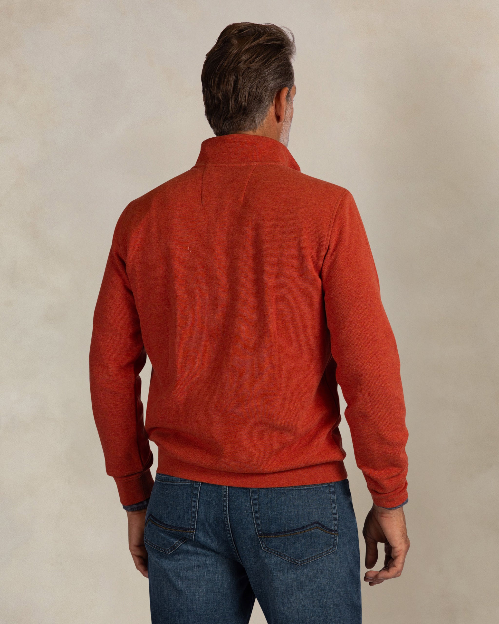Orange quarter zip sweatshirt Orange quarter zip sweatshirt