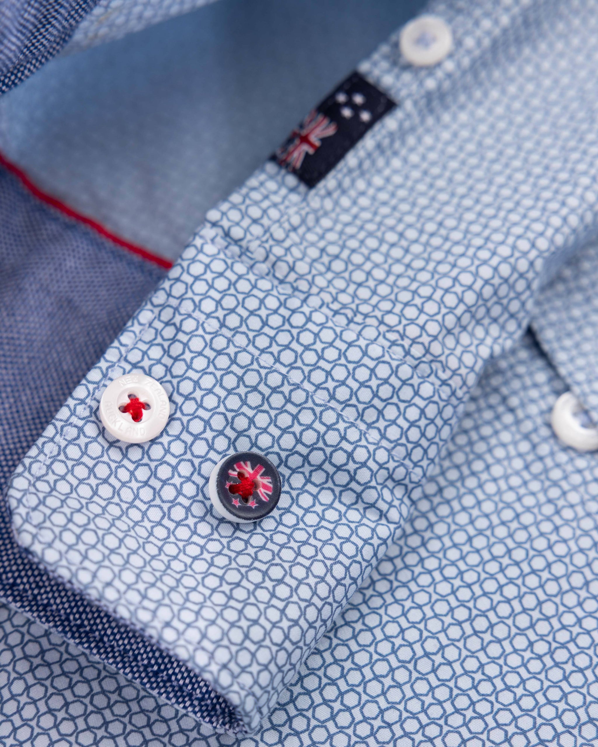 Blue cotton shirt stretch Blue cotton shirt stretch