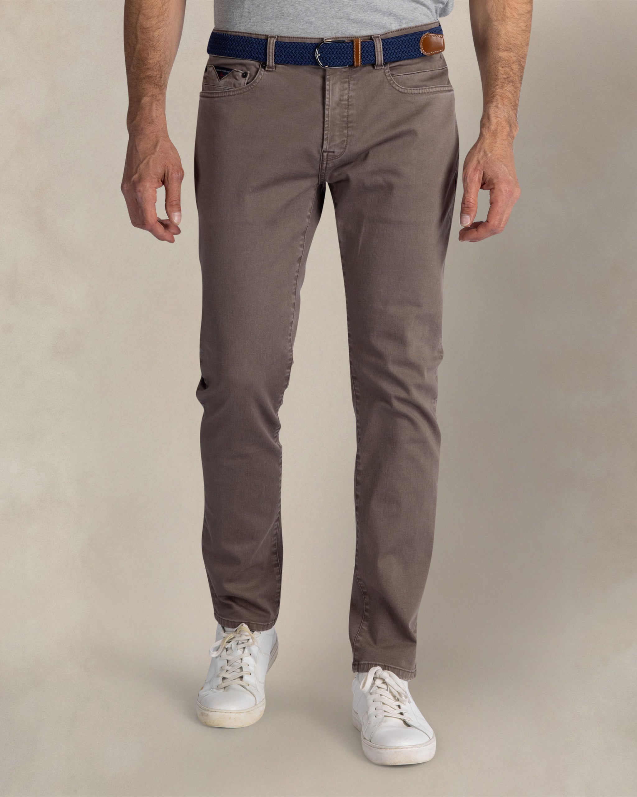 Auckland bruine stretch 5-pocket jeans Auckland bruine stretch 5-pocket jeans
