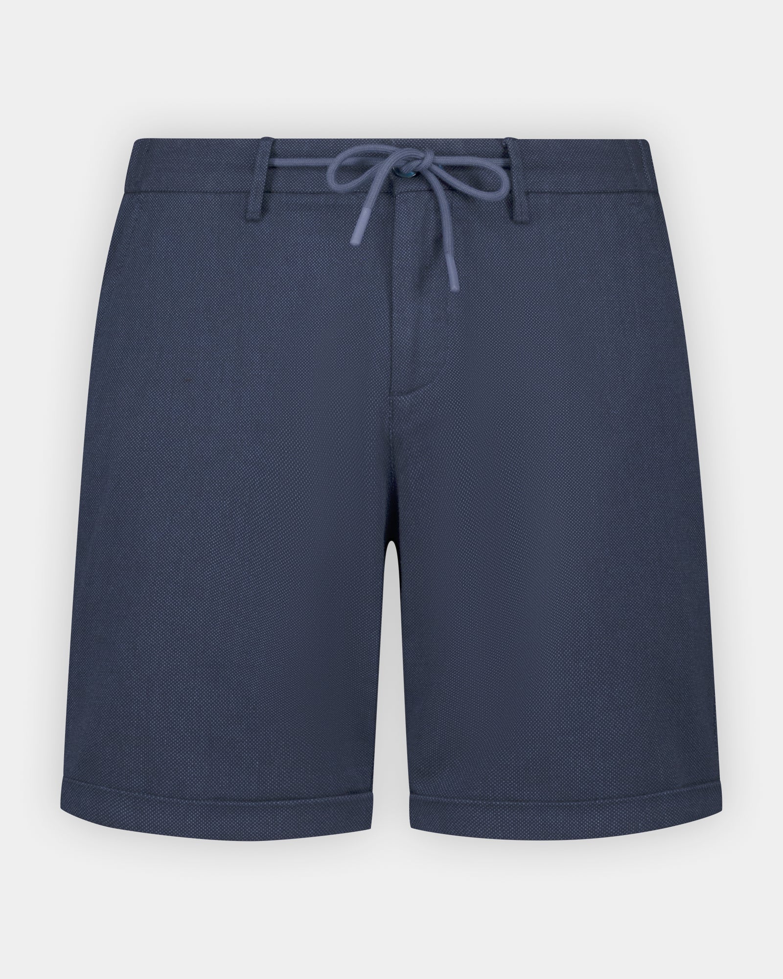 Short en coton stretch bleu foncé Short en coton stretch bleu foncé