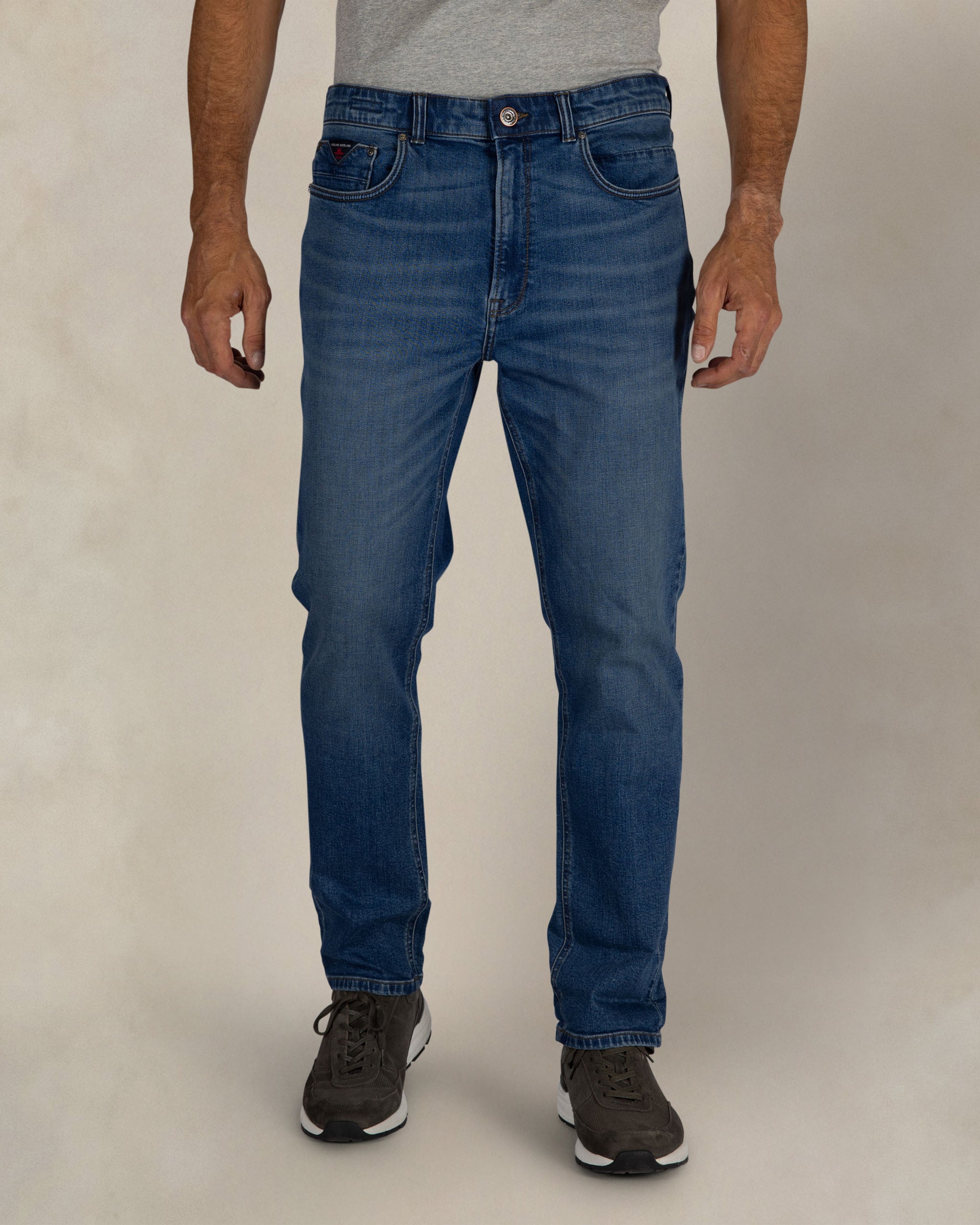Jeans de corte medio con cinco bolsillos Auckland stretch Jeans de corte medio con cinco bolsillos Auckland stretch