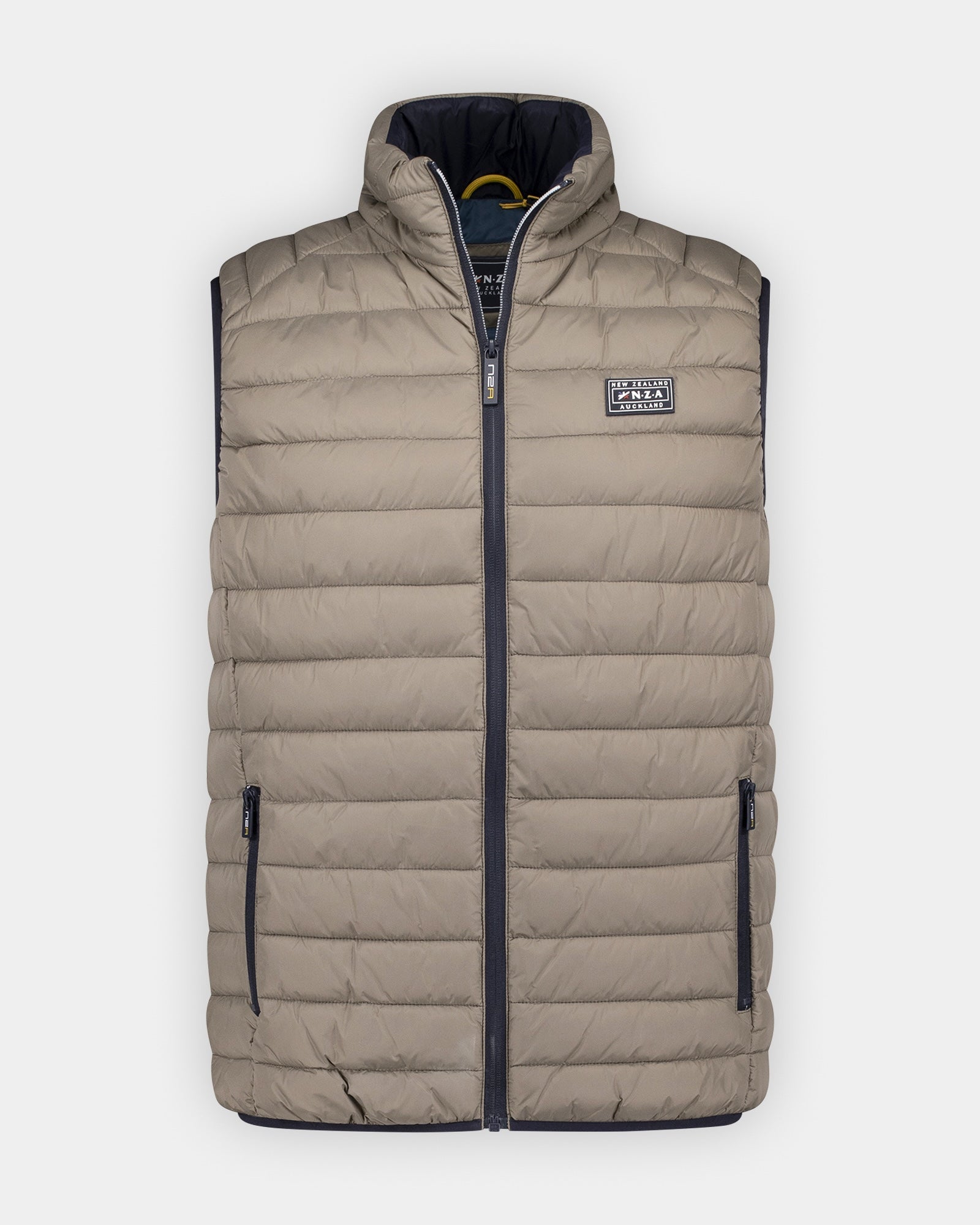 Ecru gesteppte bodywarmer Ecru gesteppte bodywarmer