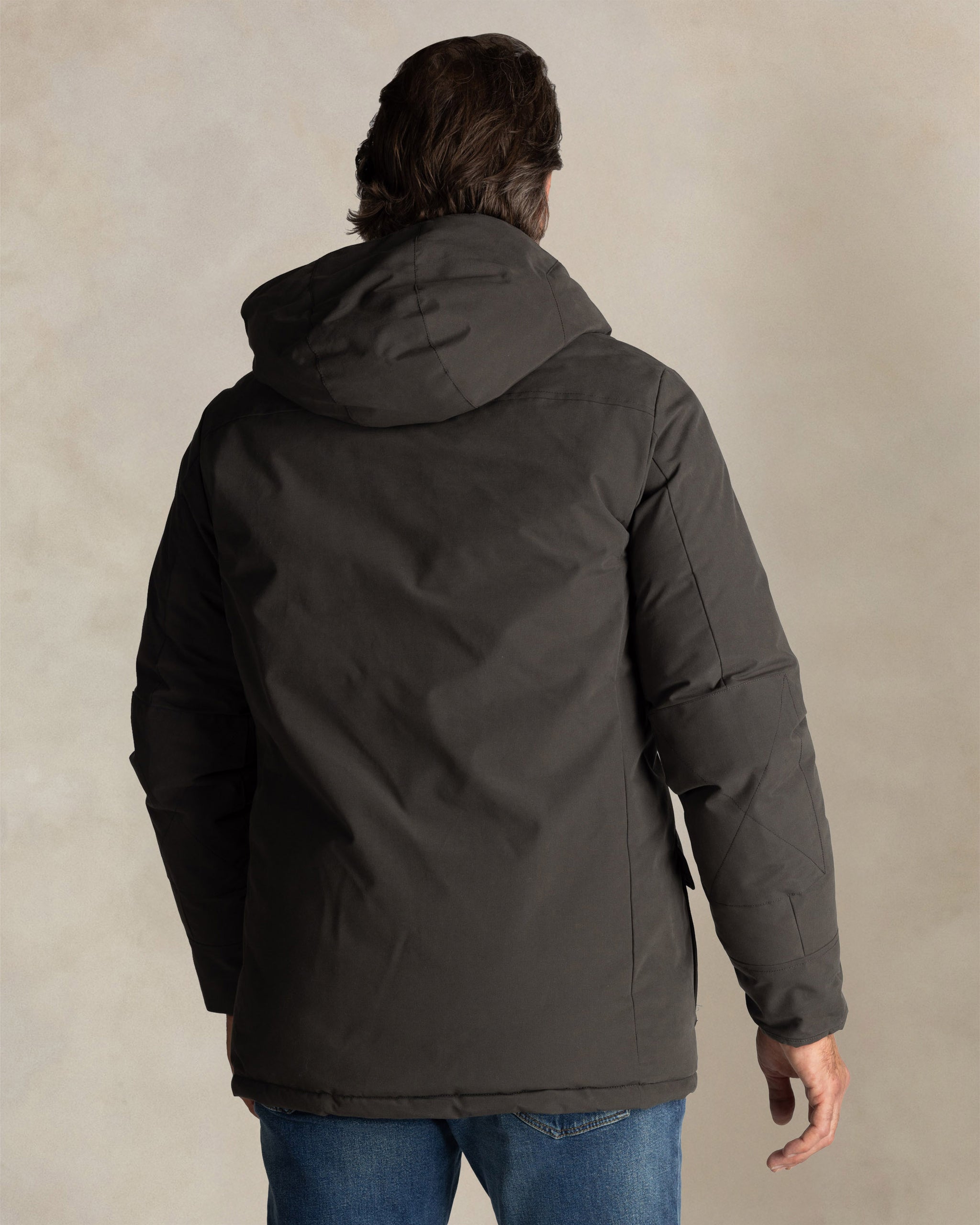 Groene katoenen jas Groene katoenen jas