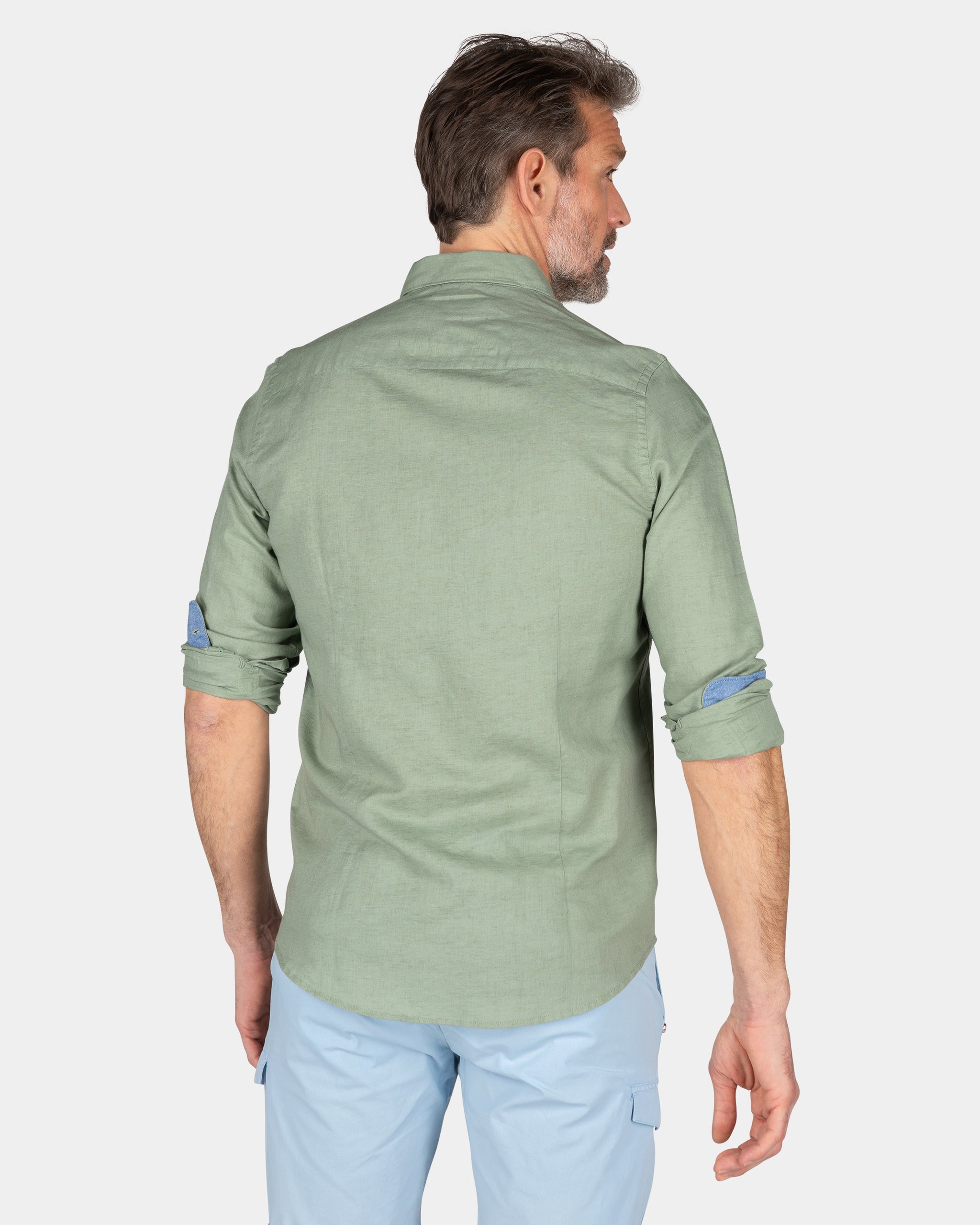 Schlichtes Leinenhemd in vielen Farben - Mellow Army Schlichtes Leinenhemd in vielen Farben - Mellow Army