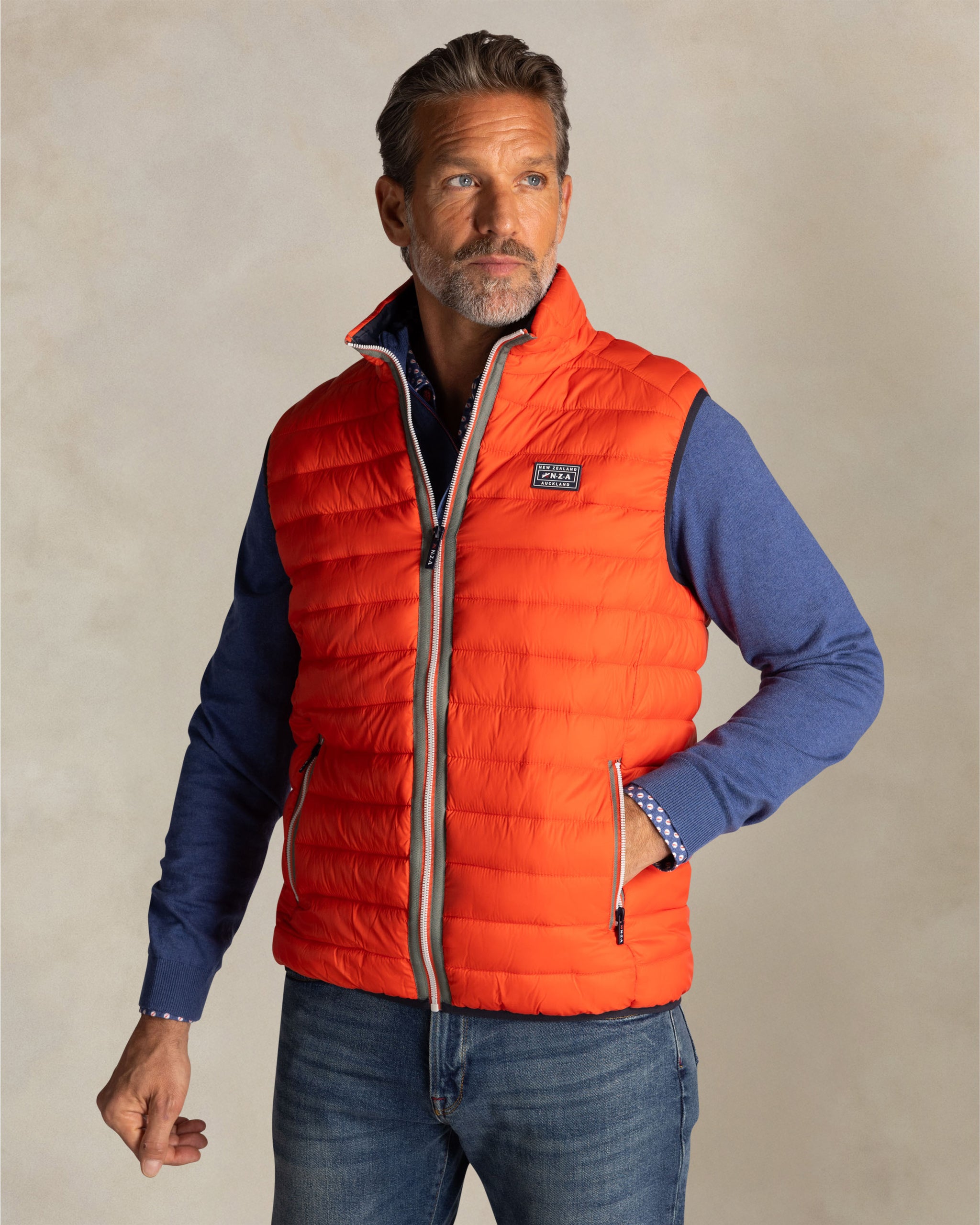 Bodywarmer rouge matelassé Bodywarmer rouge matelassé