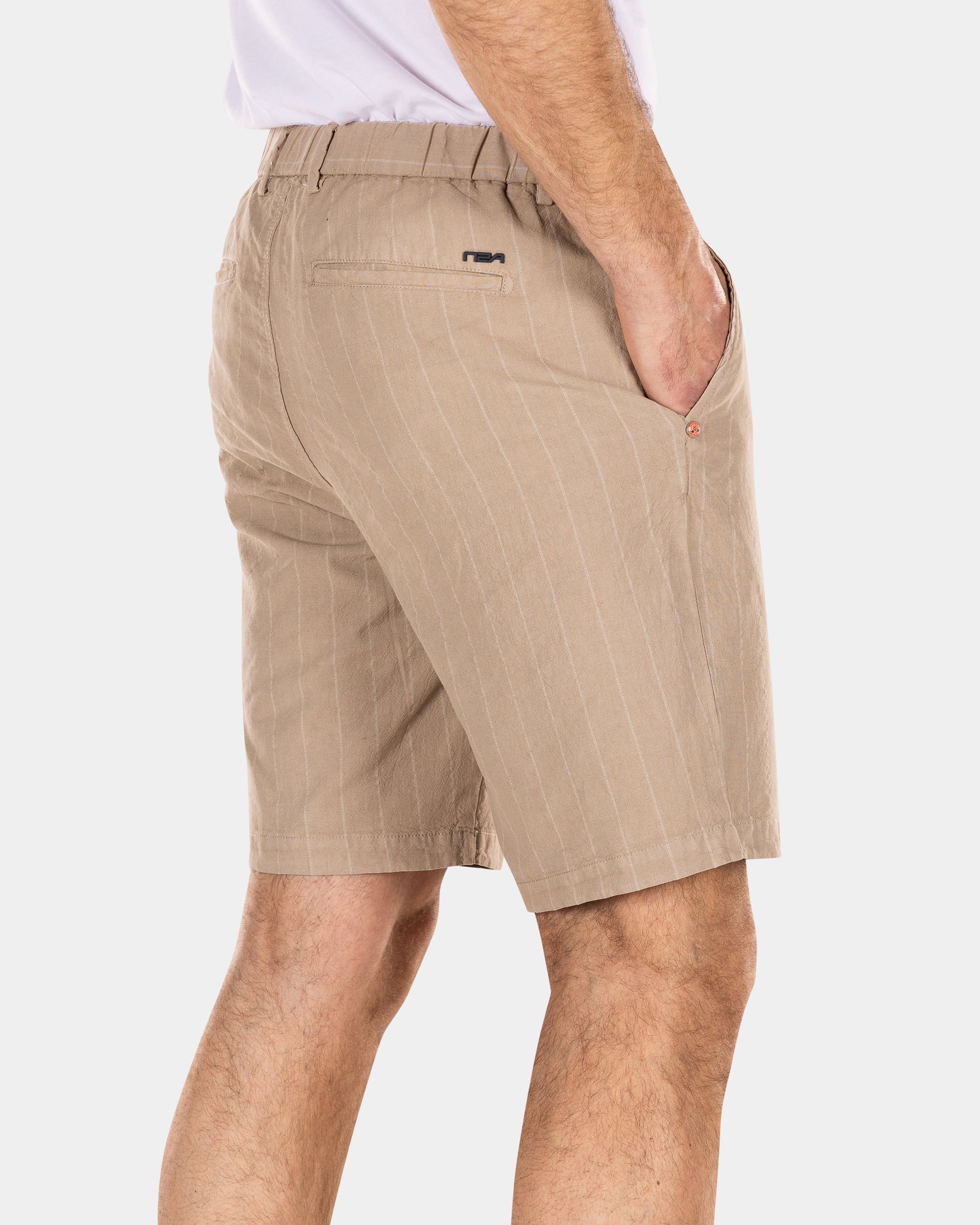 Chino short en lin - Shimmering Sand Chino short en lin - Shimmering Sand