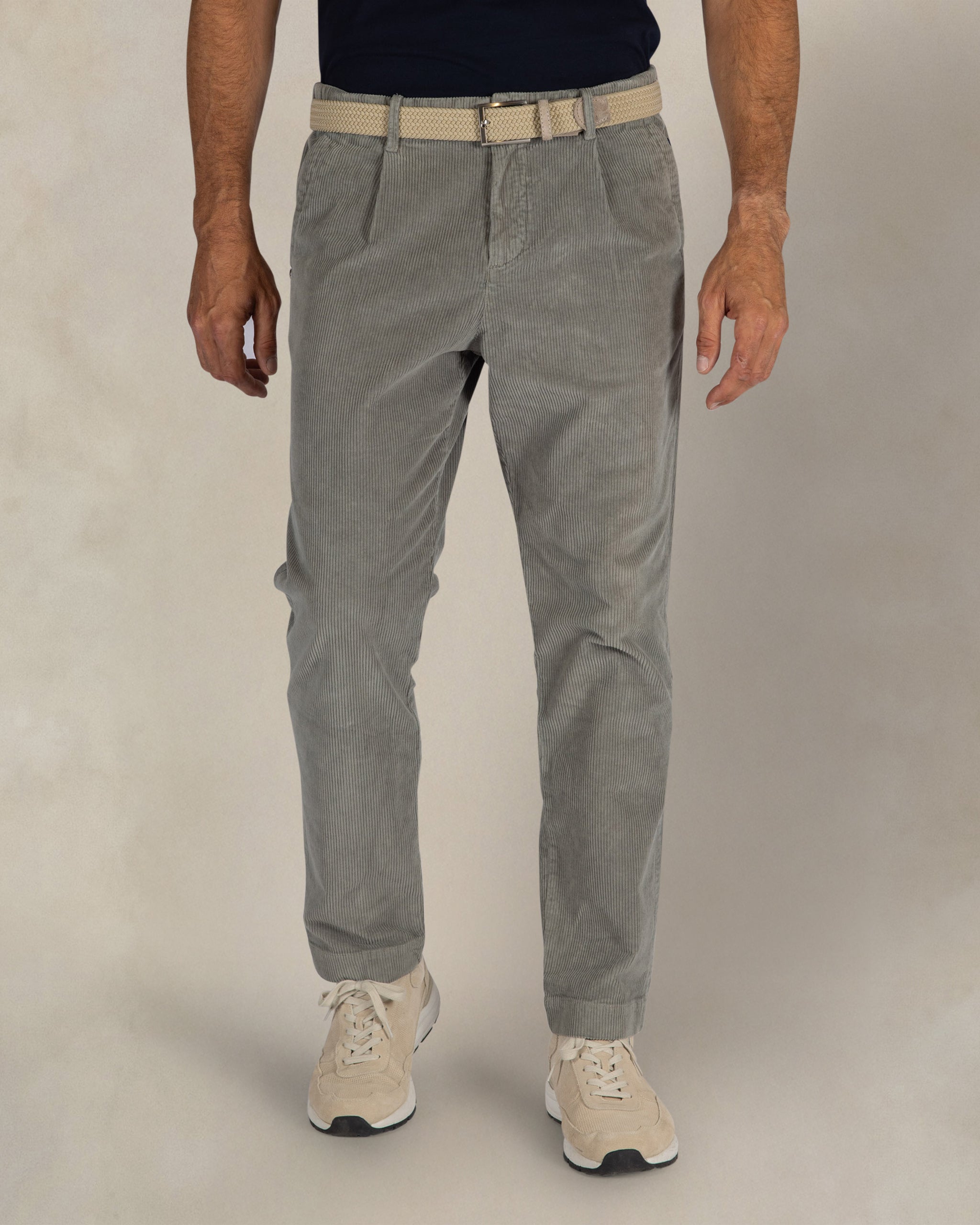 Wellington groene corduroy stretch chino Wellington groene corduroy stretch chino