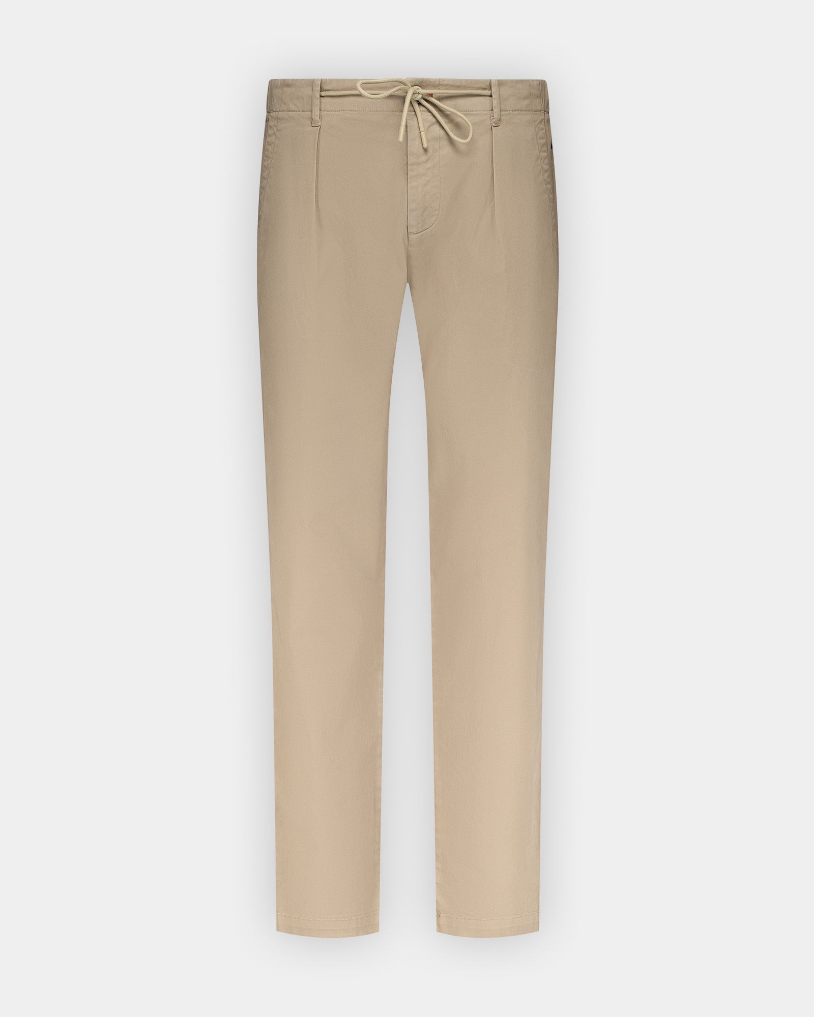 Ecru cotton stretch trousers Ecru cotton stretch trousers