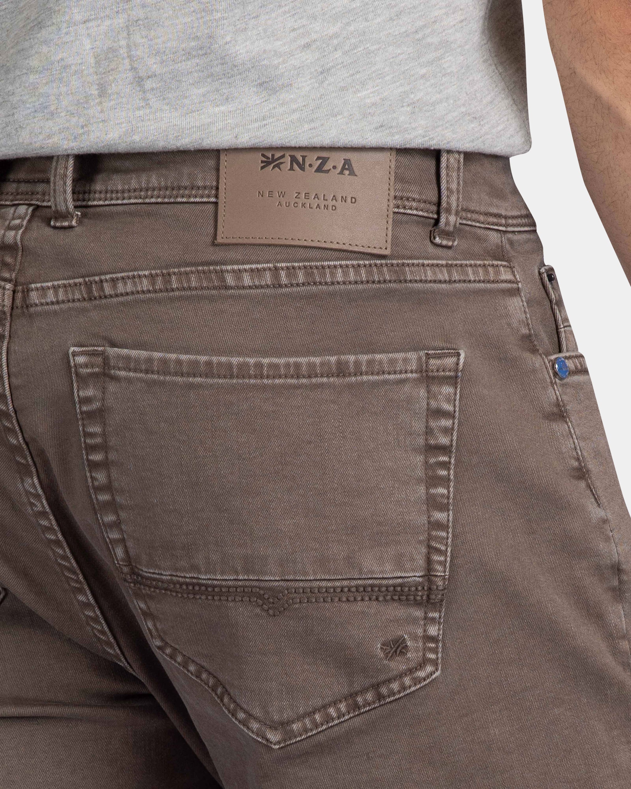 Auckland bruine stretch 5-pocket jeans Auckland bruine stretch 5-pocket jeans