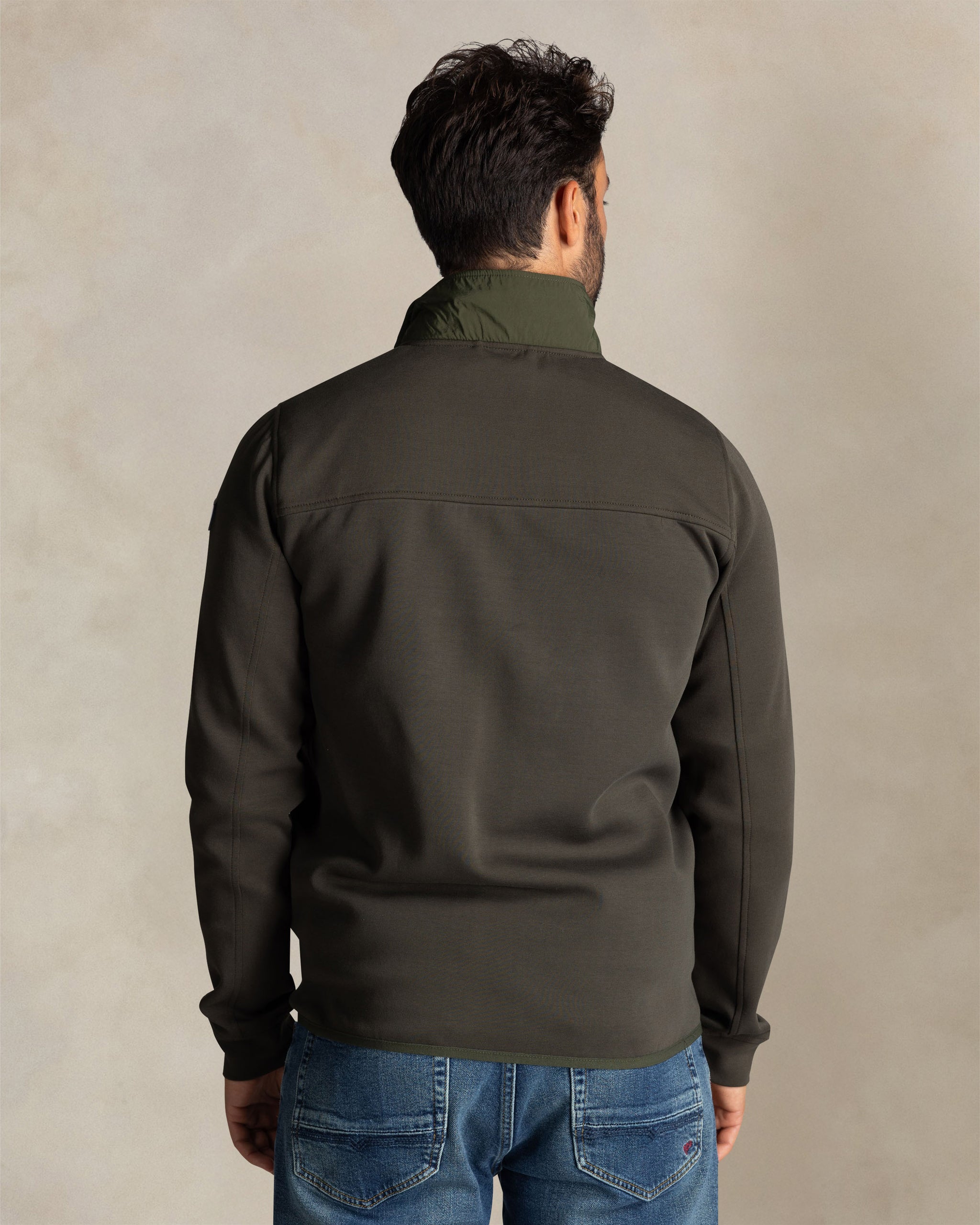 Green padded cotton jacket Green padded cotton jacket