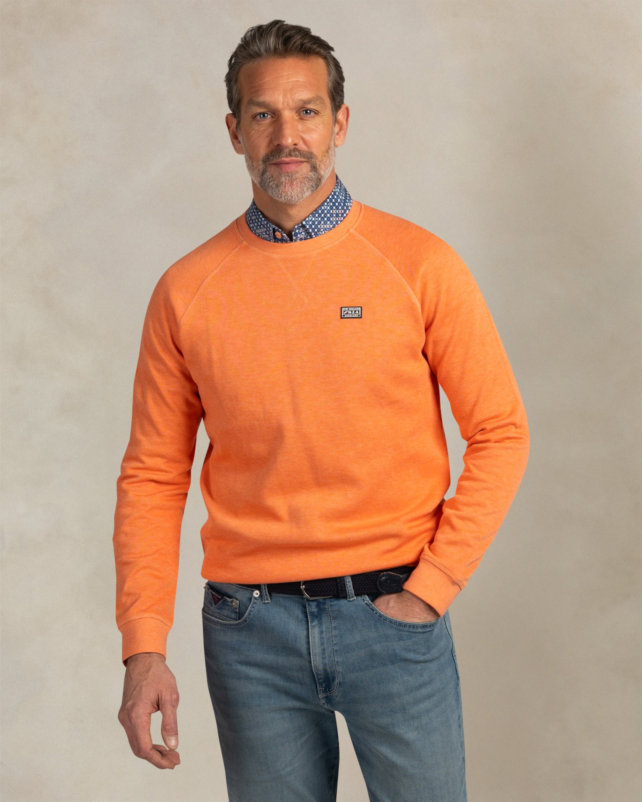 Sweat en coton orange Sweat en coton orange