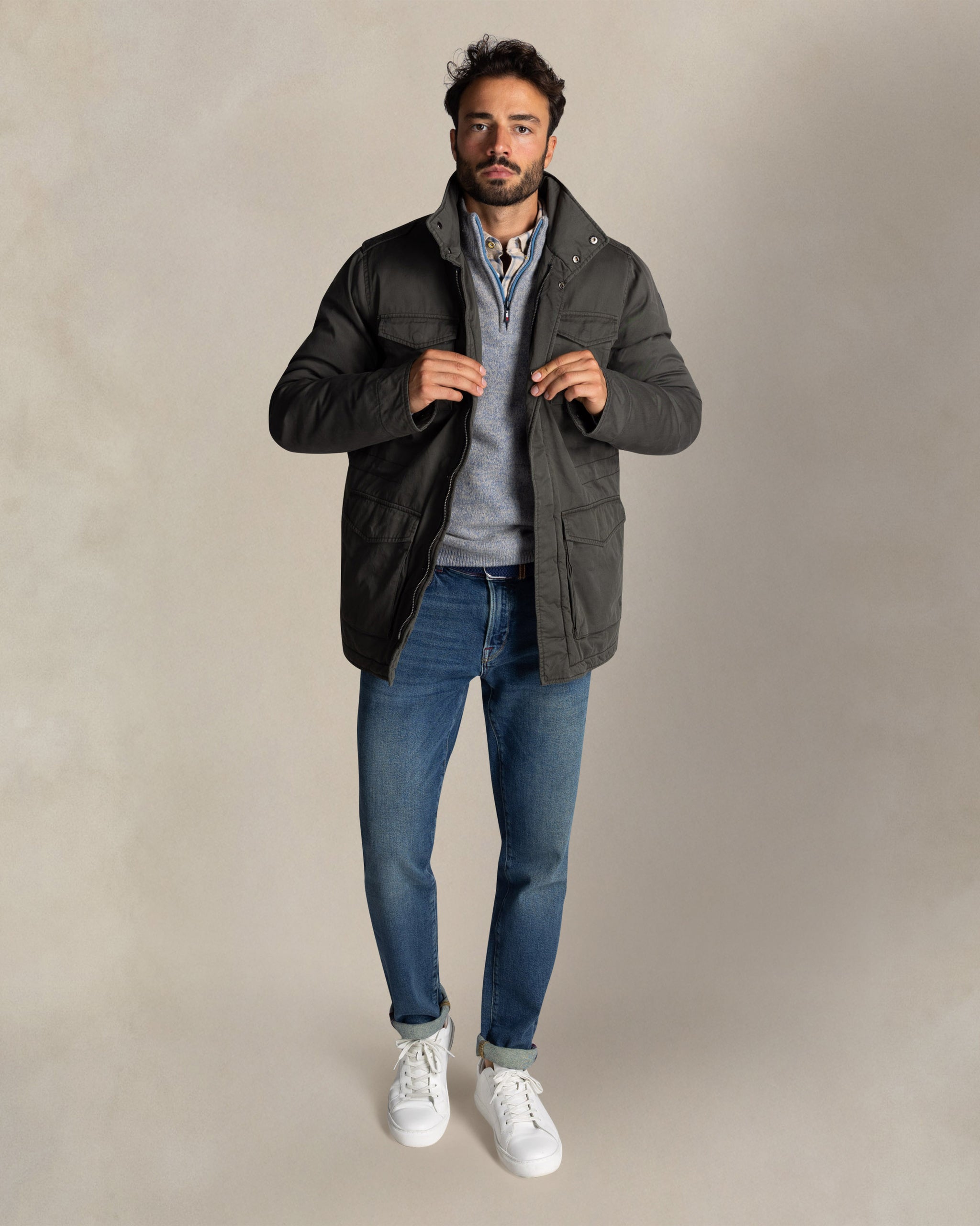 Veste en coton verte Veste en coton verte