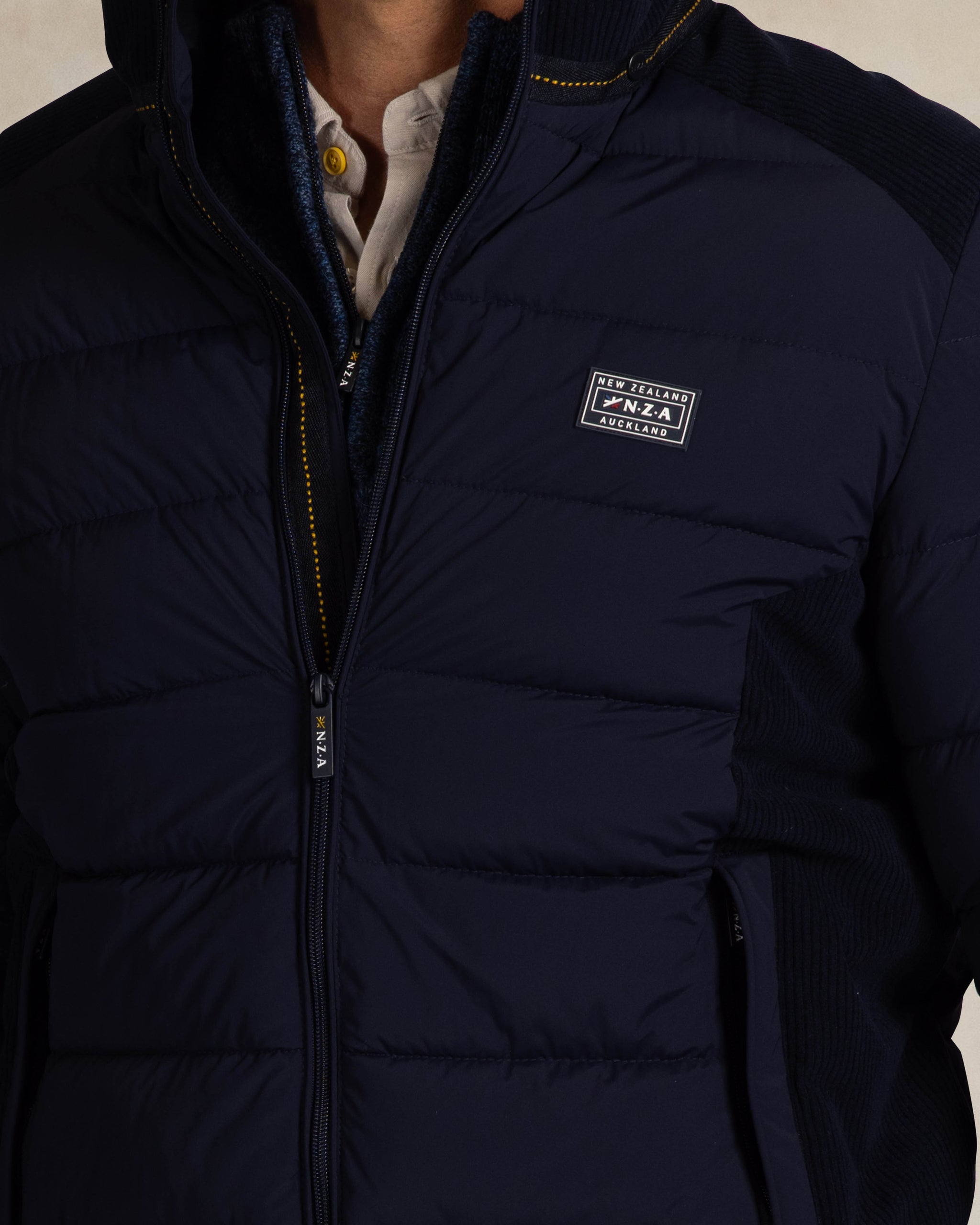 Dark blue quilted jacket Dark blue quilted jacket
