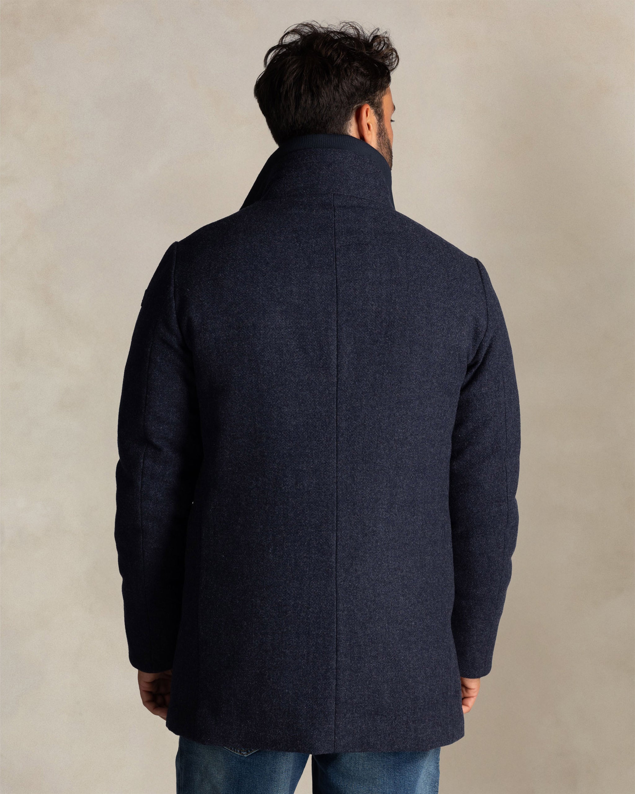 Manteau en laine bleu Manteau en laine bleu