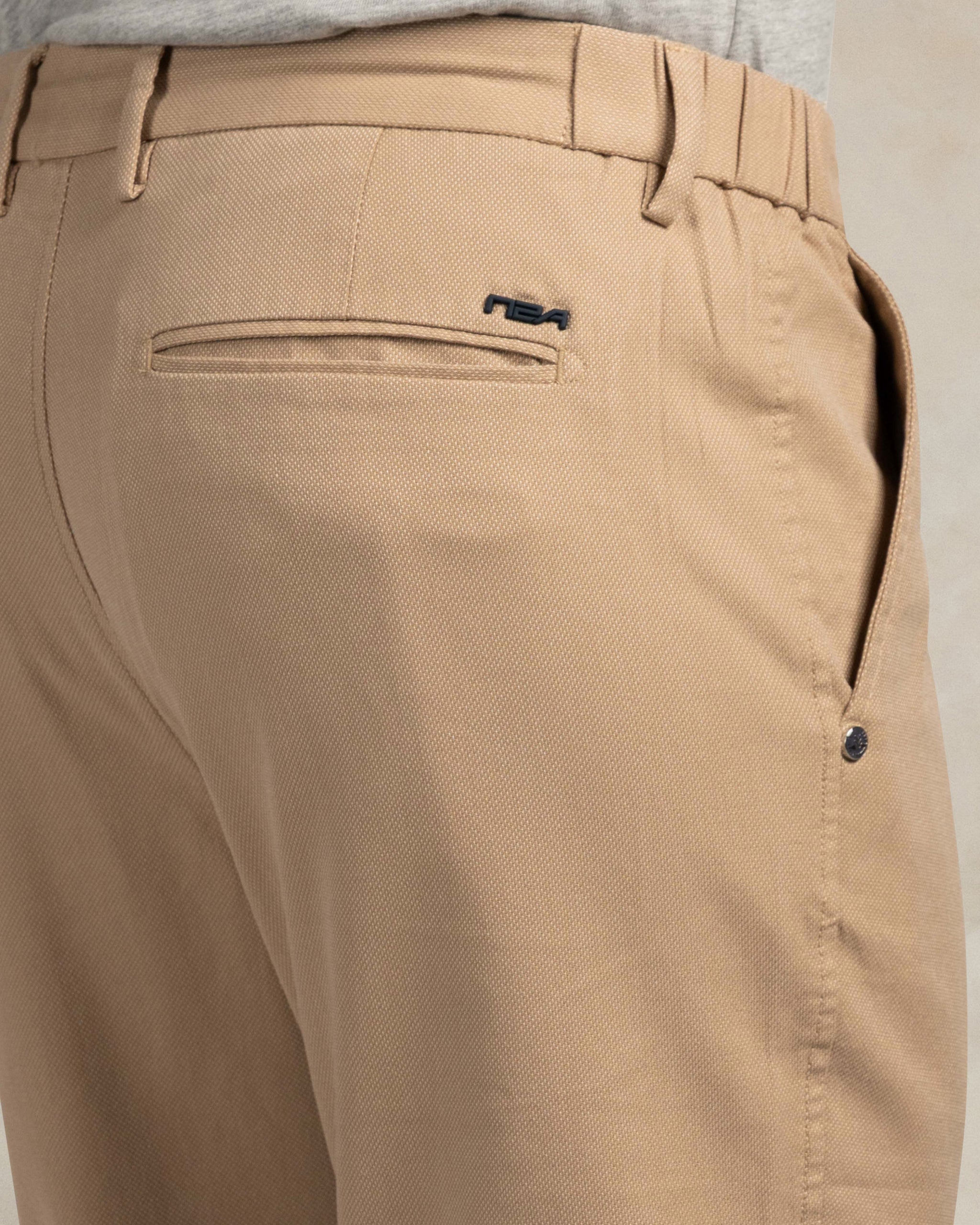 Napier beige stuctuur stretch chino Napier beige stuctuur stretch chino