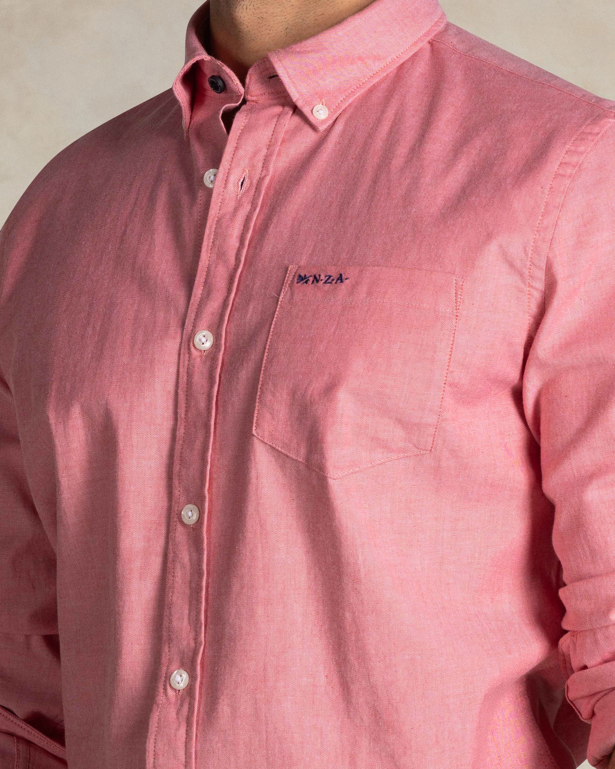 Chemise stretch rouge chiné Chemise stretch rouge chiné