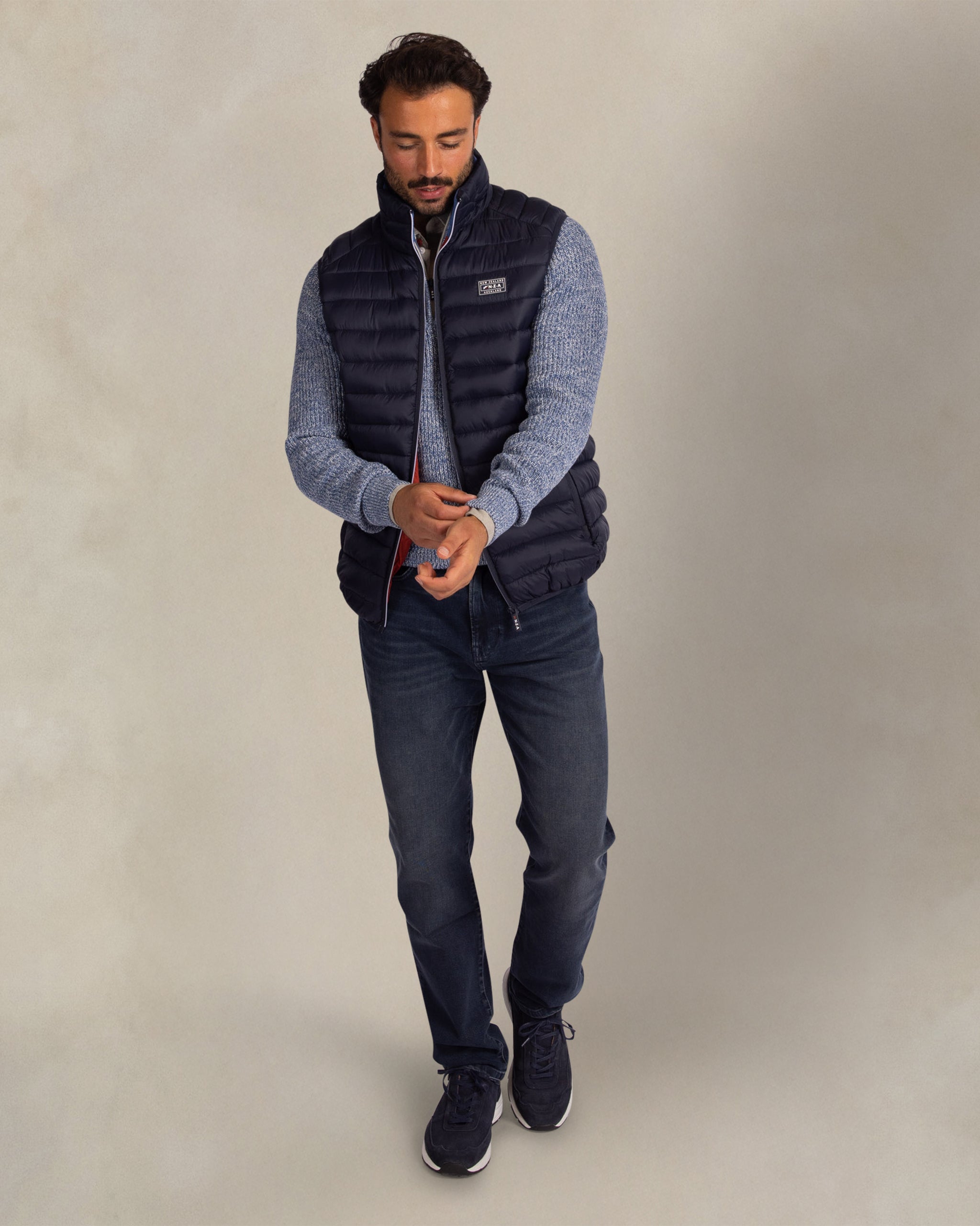 Dark blue padded bodywarmer Dark blue padded bodywarmer