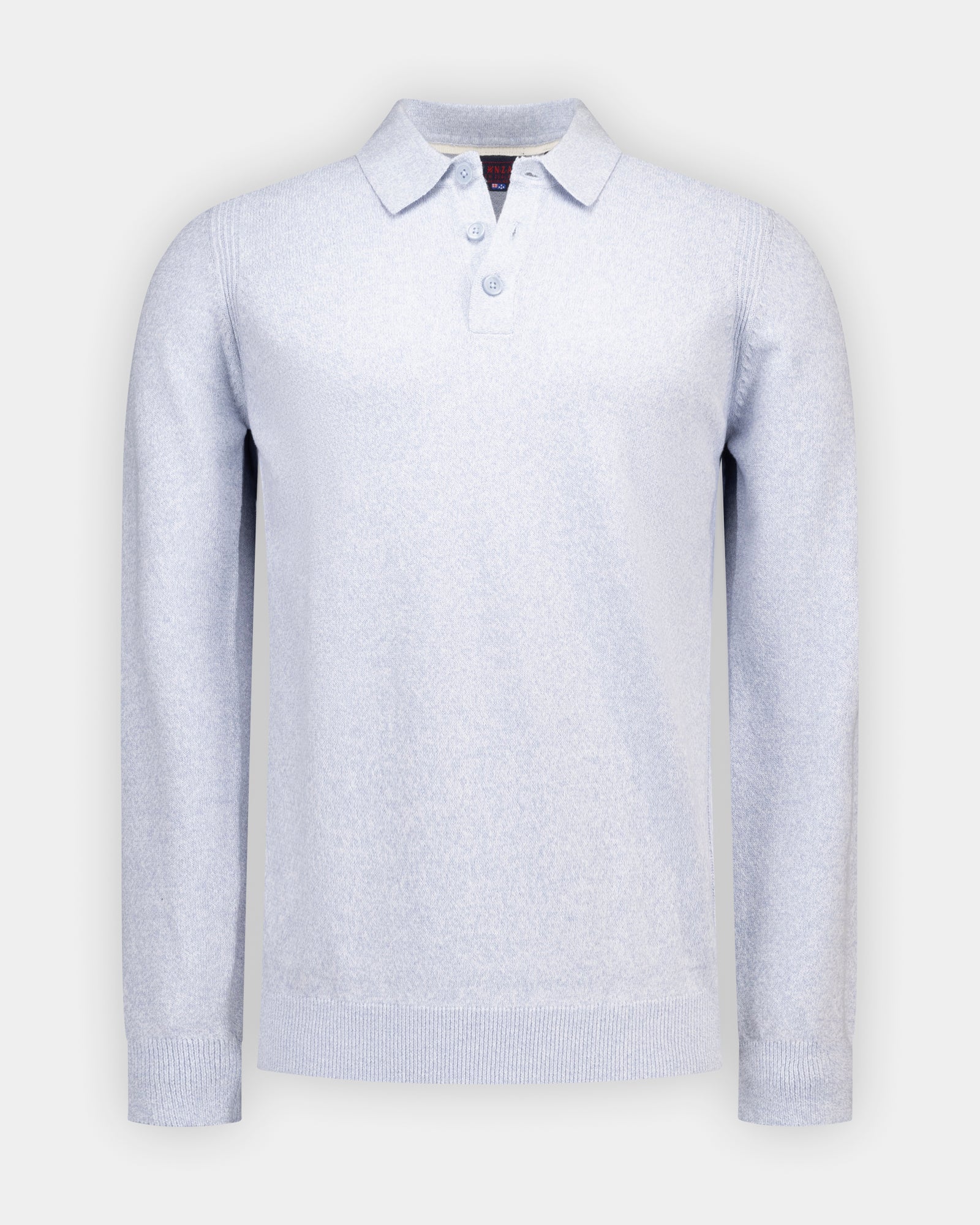 Polo de algodón azul claro Polo de algodón azul claro