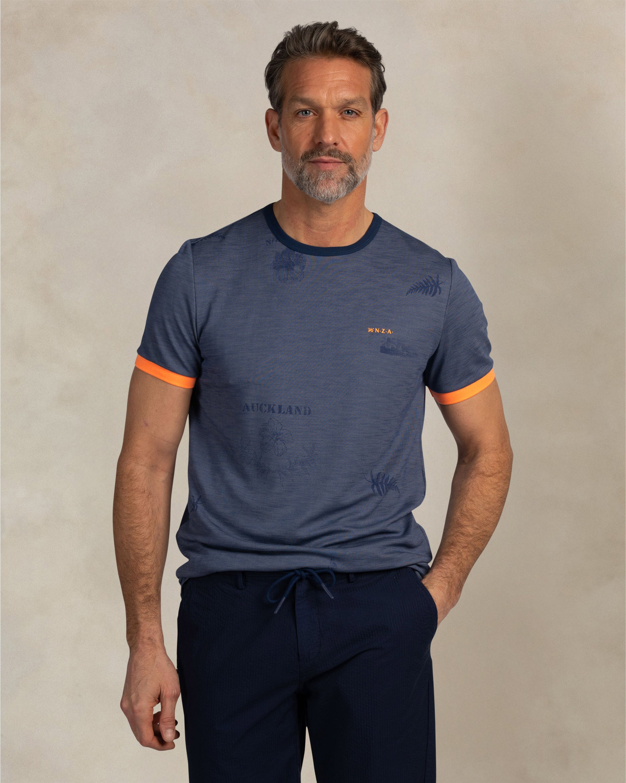 T-shirt en stretch bleu T-shirt en stretch bleu