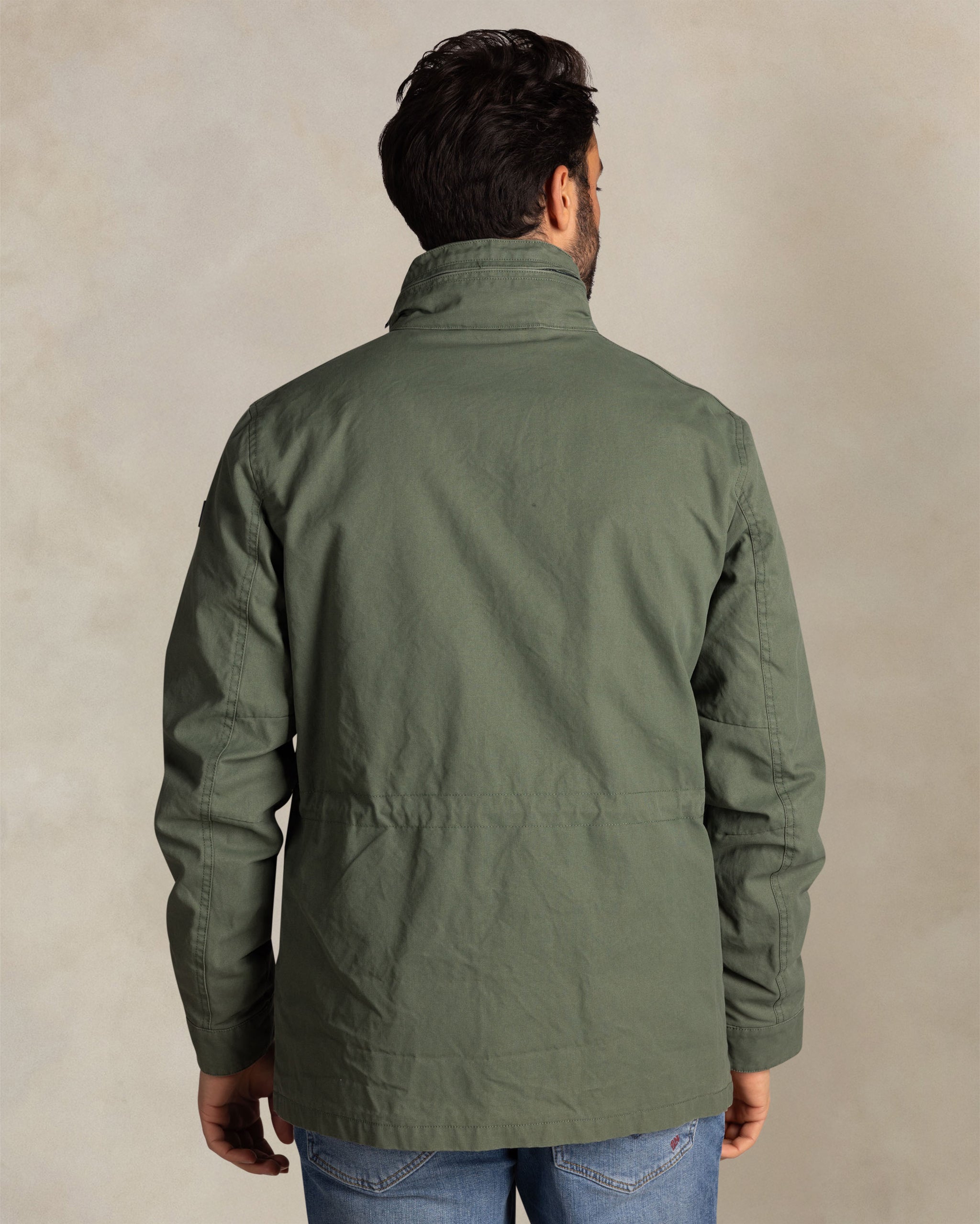 Veste field en coton vert Veste field en coton vert