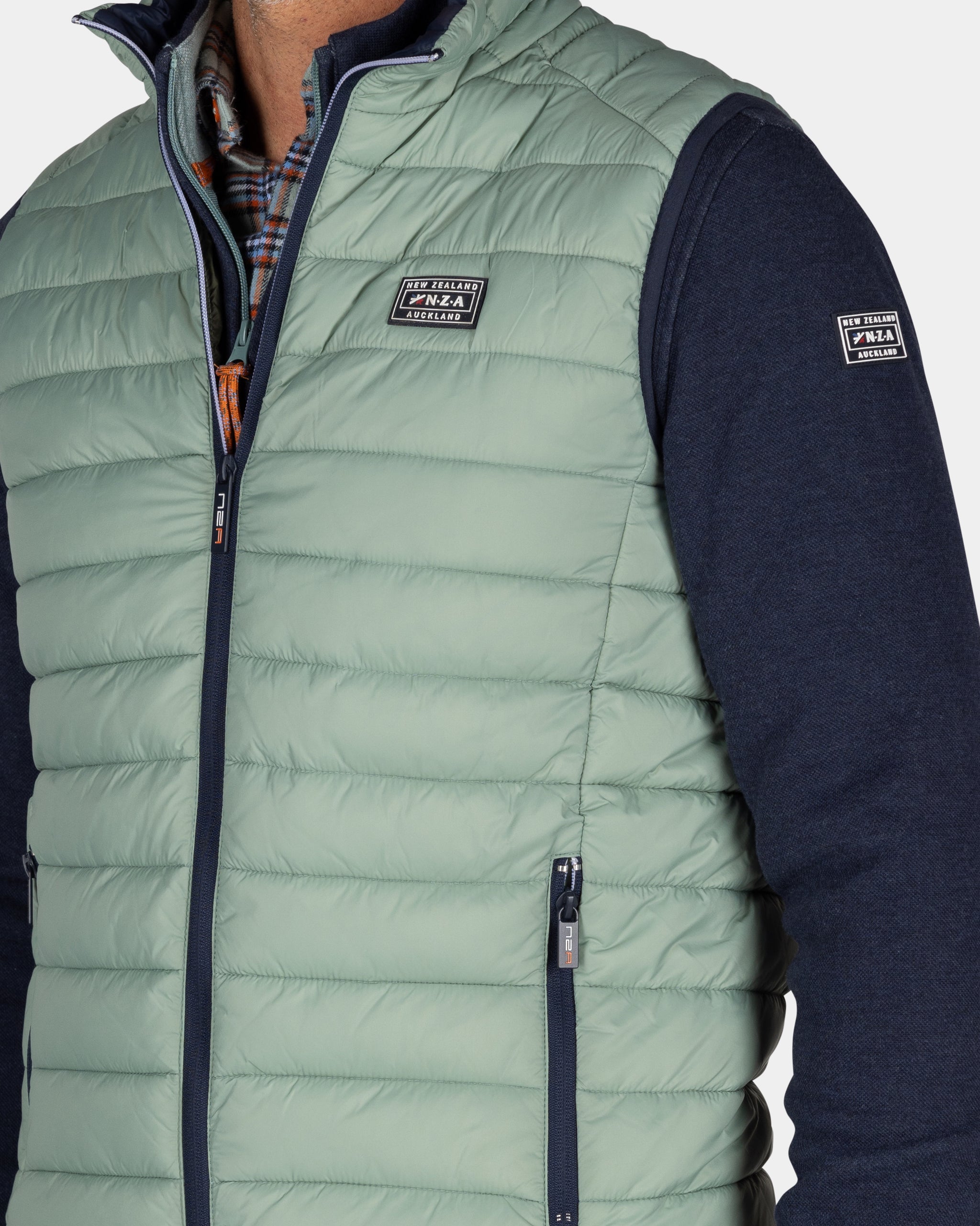 Green quilted bodywarmer - Pebble Green Green quilted bodywarmer - Pebble Green