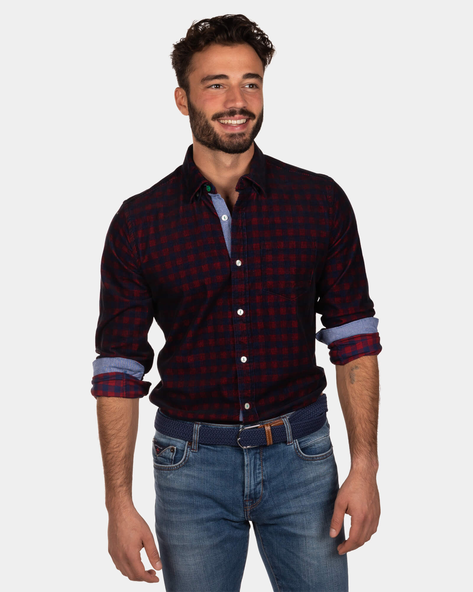 Chemise en velours côtelé Sparrow - Cardinal Red Chemise en velours côtelé Sparrow - Cardinal Red