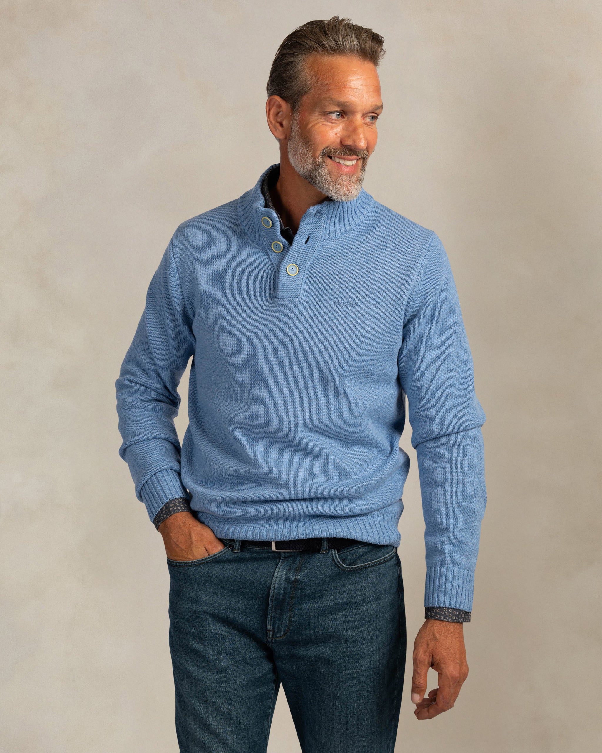 Light blue wool pullover Light blue wool pullover