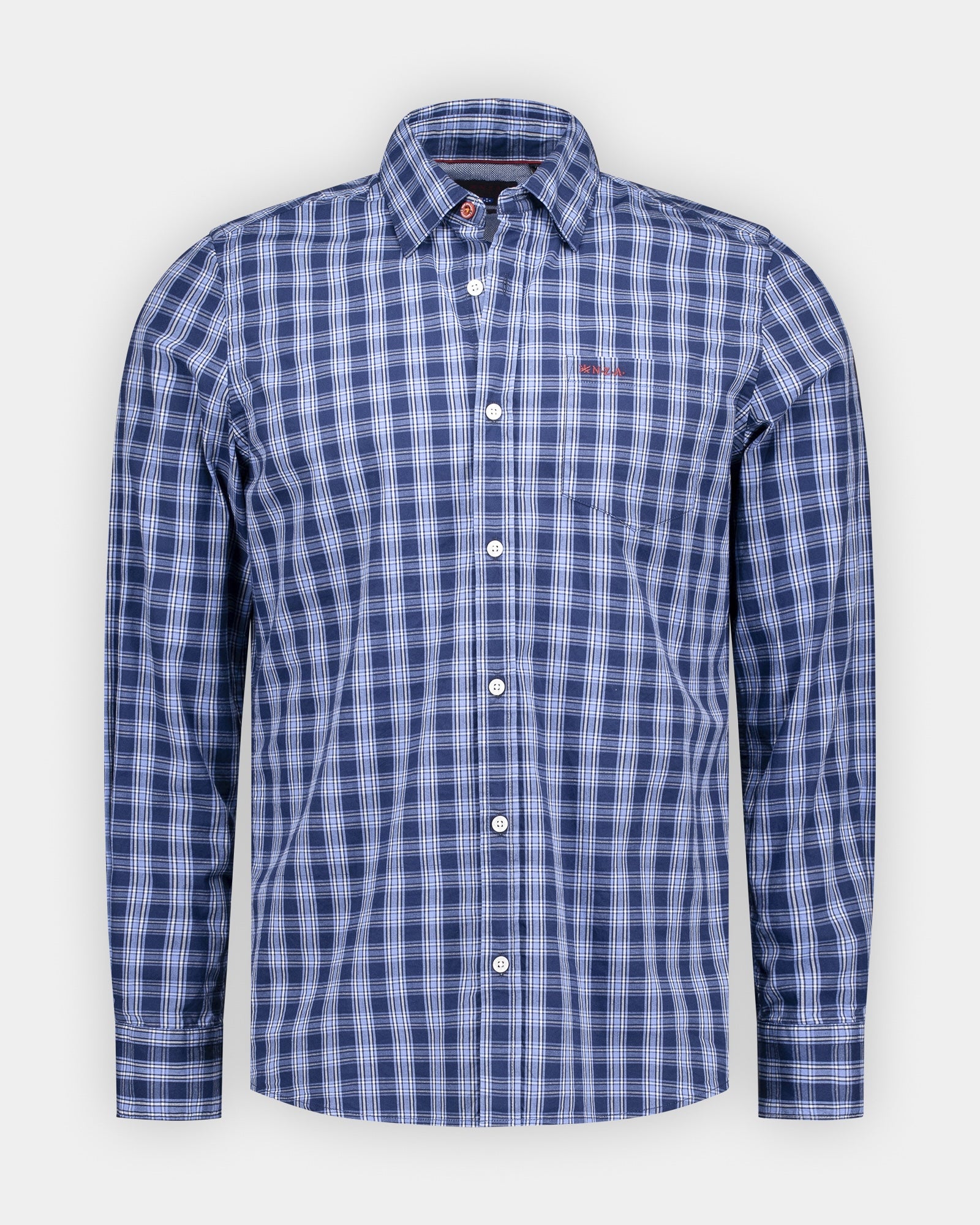 Blue cotton shirt Blue cotton shirt