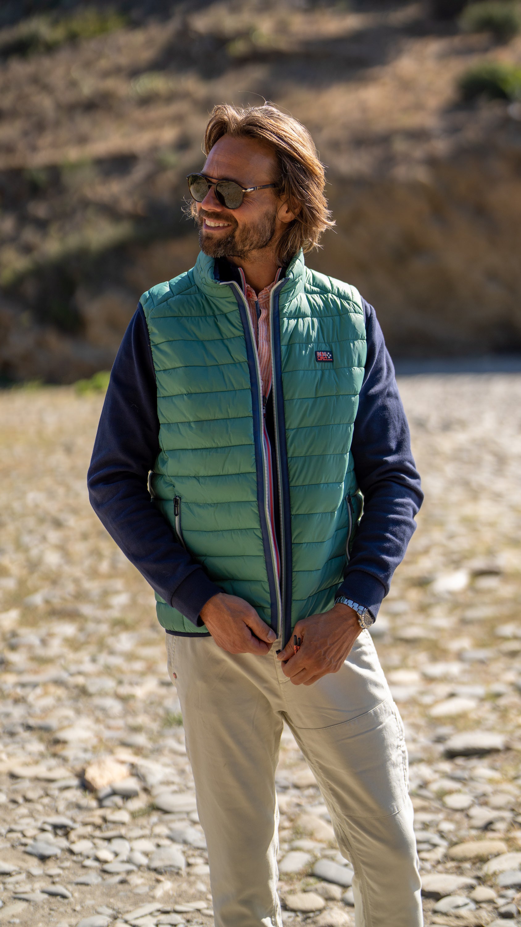 Nylon vest - Amazon Green Nylon vest - Amazon Green