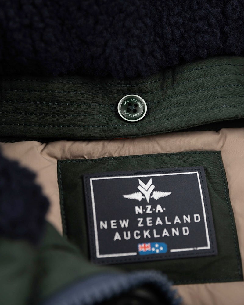 Parka à capuche en toile - Crushing Green Parka à capuche en toile - Crushing Green