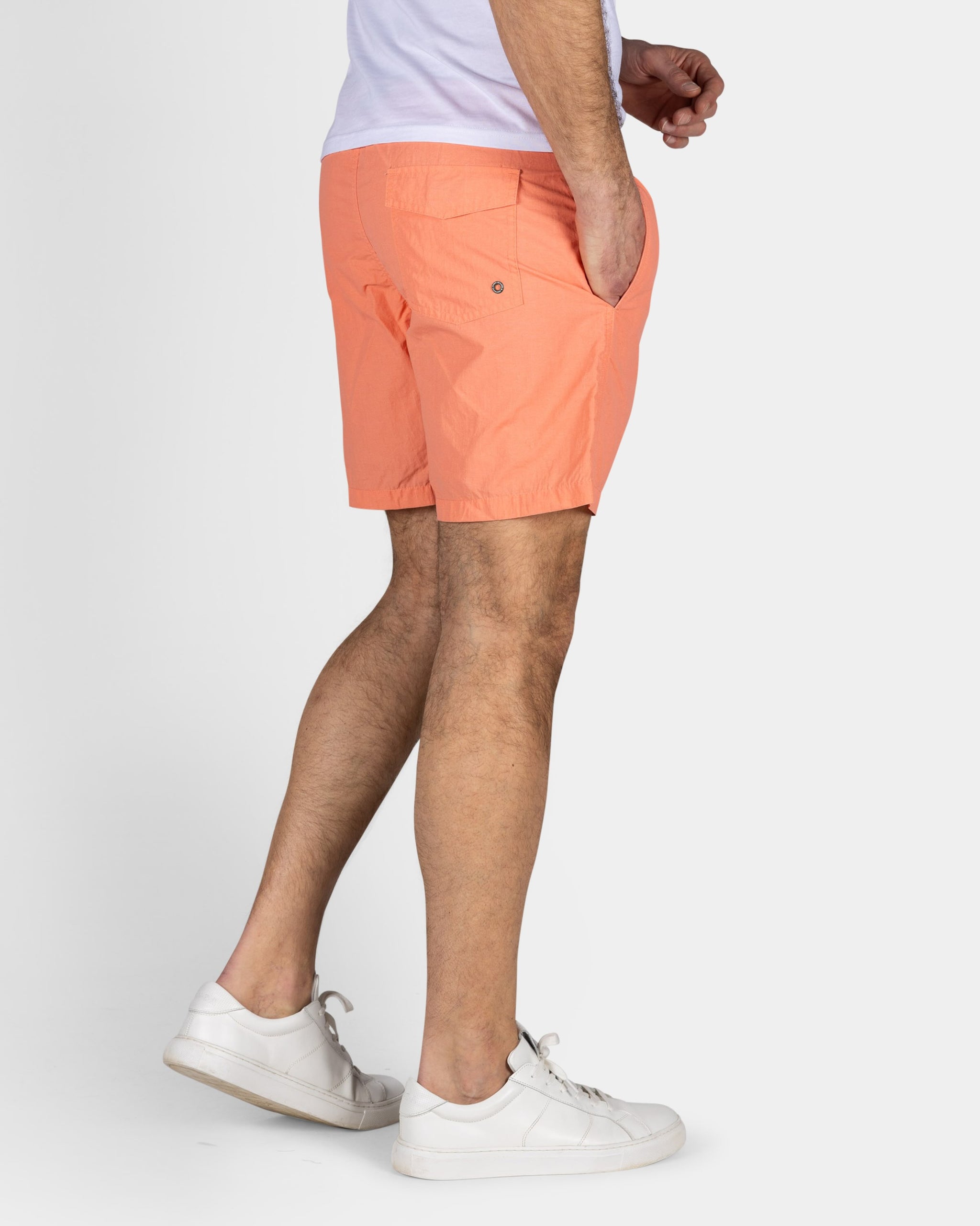 Orange Solid Swim Shorts with Lycra Lining Orange Solid Swim Shorts with Lycra Lining