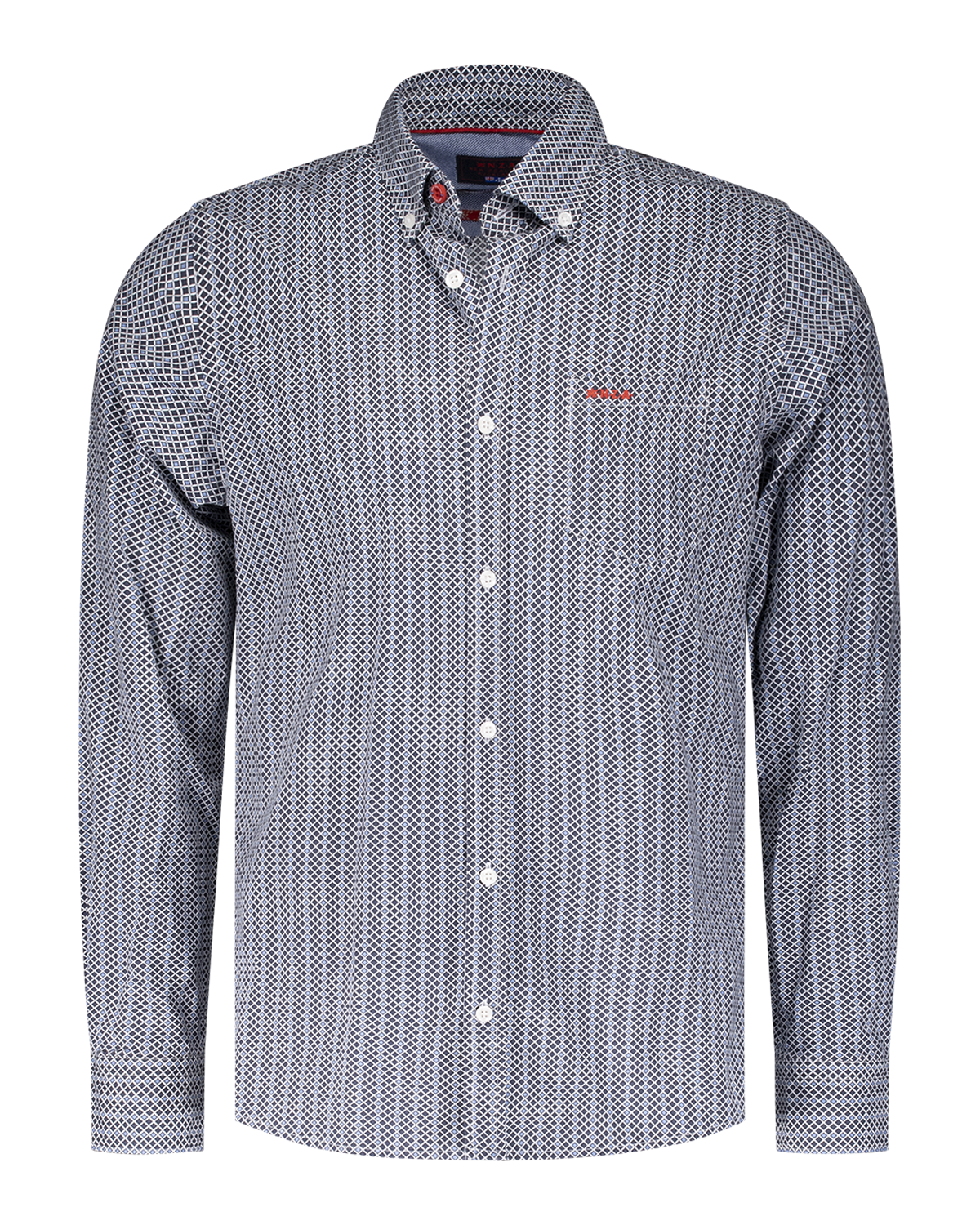 Camisa de algodón azul con elastano - Brave Blue Camisa de algodón azul con elastano - Brave Blue