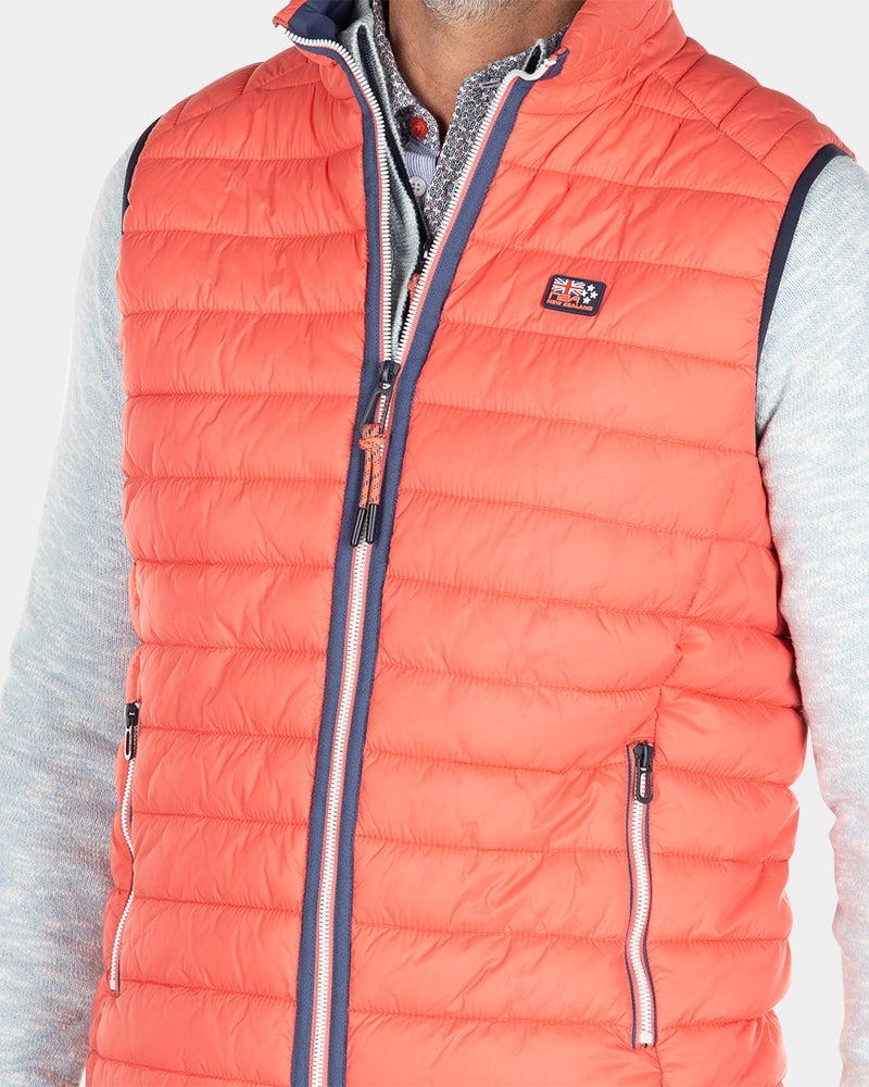 Nylon vest - Golden Orange Nylon vest - Golden Orange