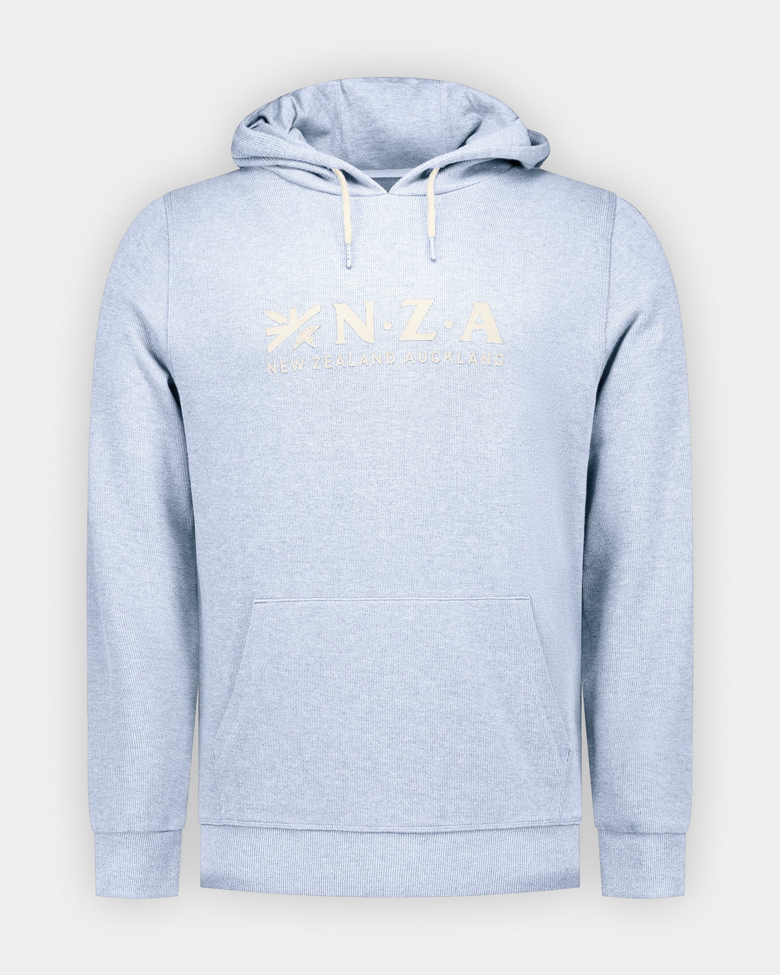 Blauer hoodie mit logodetail Blauer hoodie mit logodetail