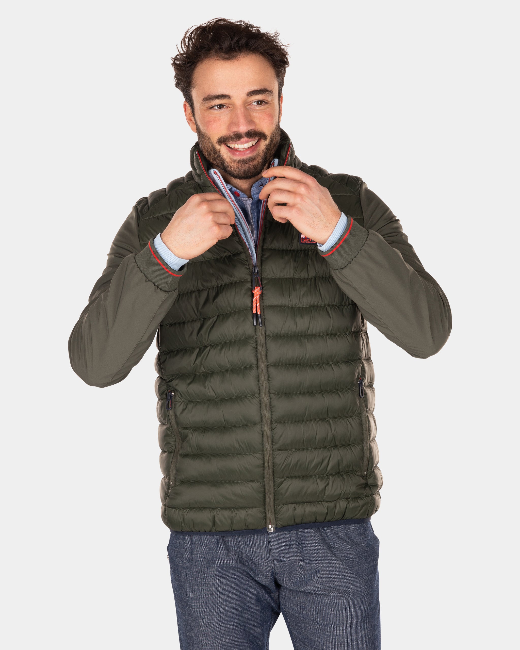 Gewatteerde jas met softshell - Jacket Army Gewatteerde jas met softshell - Jacket Army
