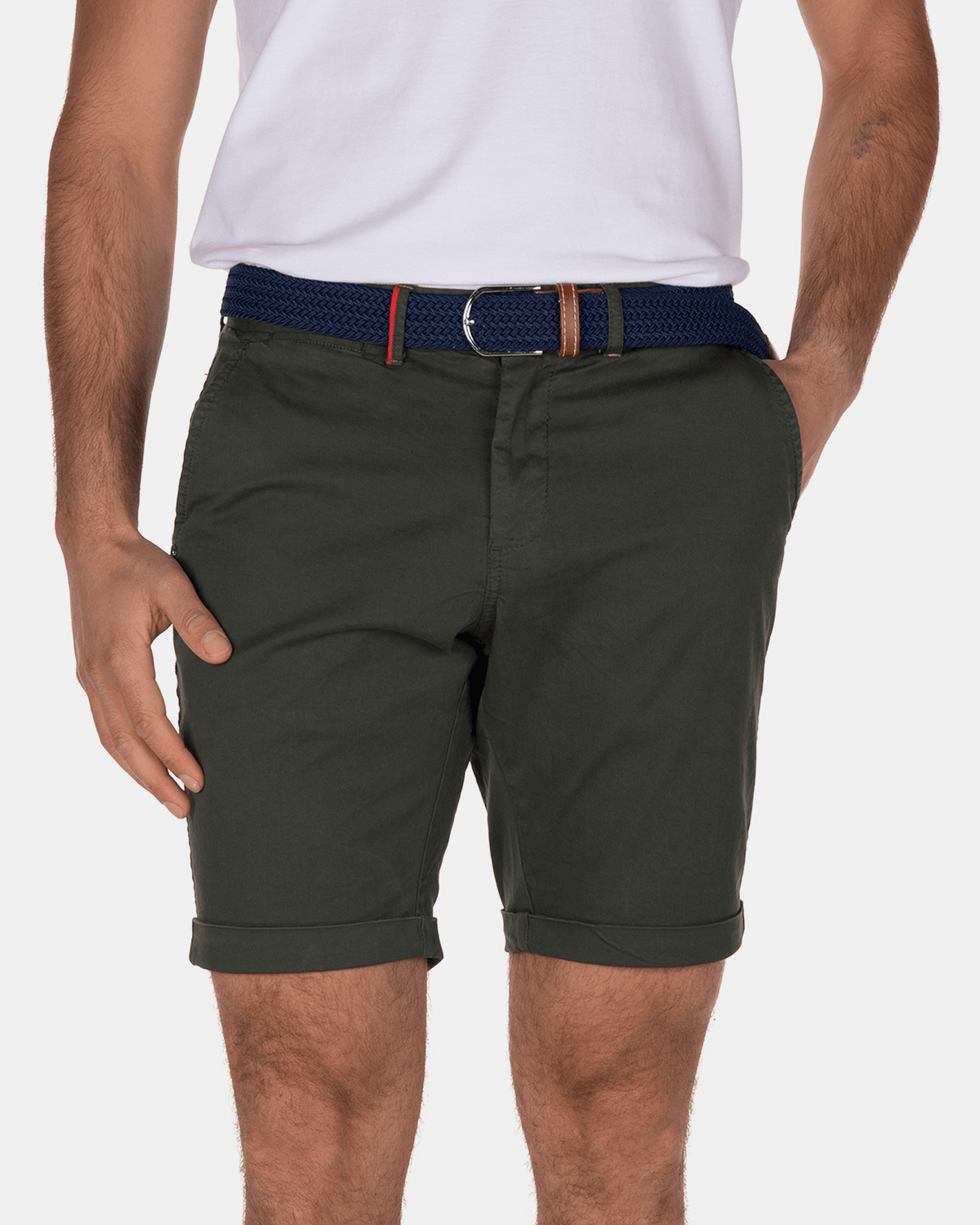 Chino stretch court Whale Bay - Duck Green